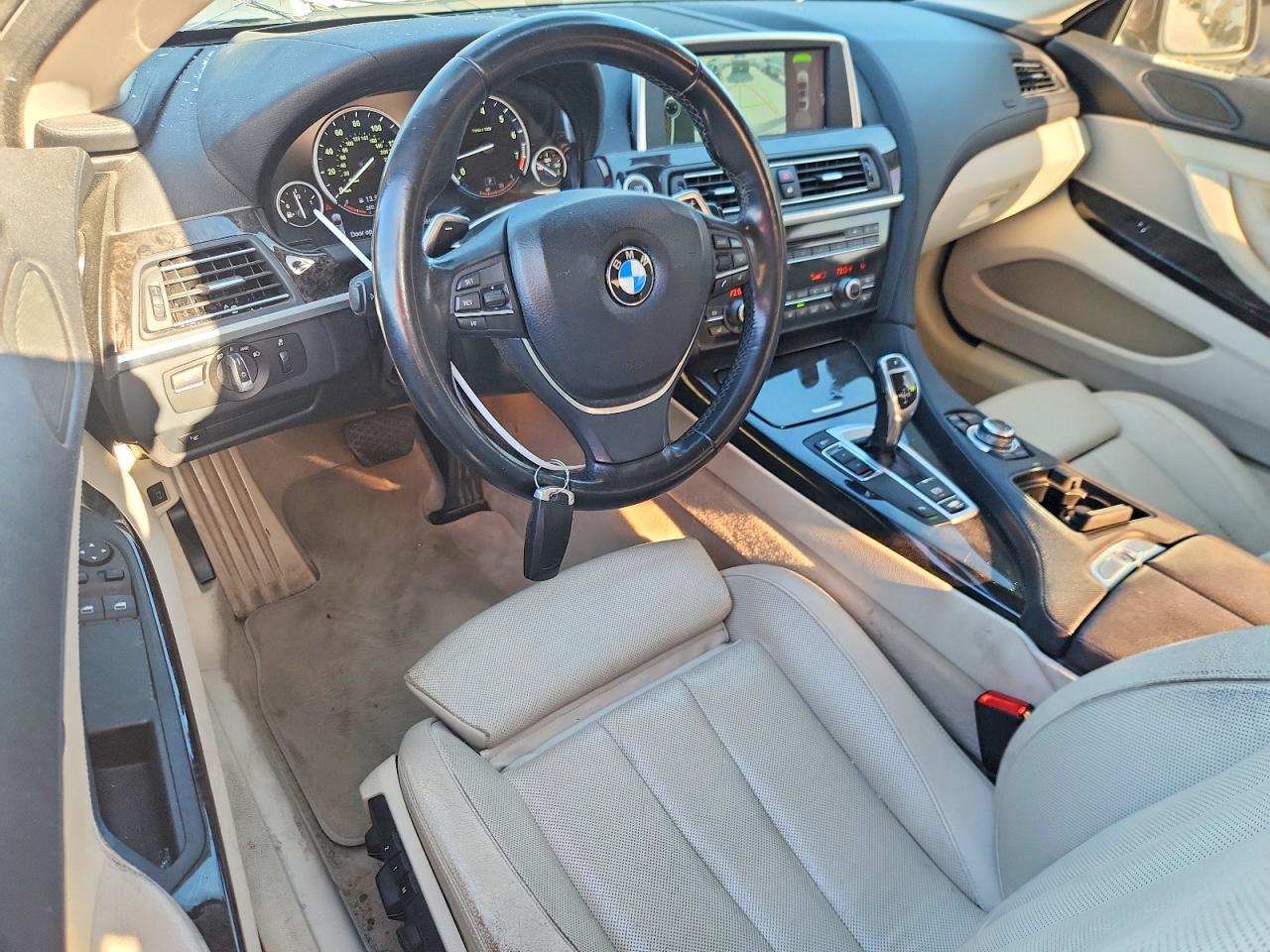 2013 Bmw 640 I Gray vin: WBALW3C59DC892299