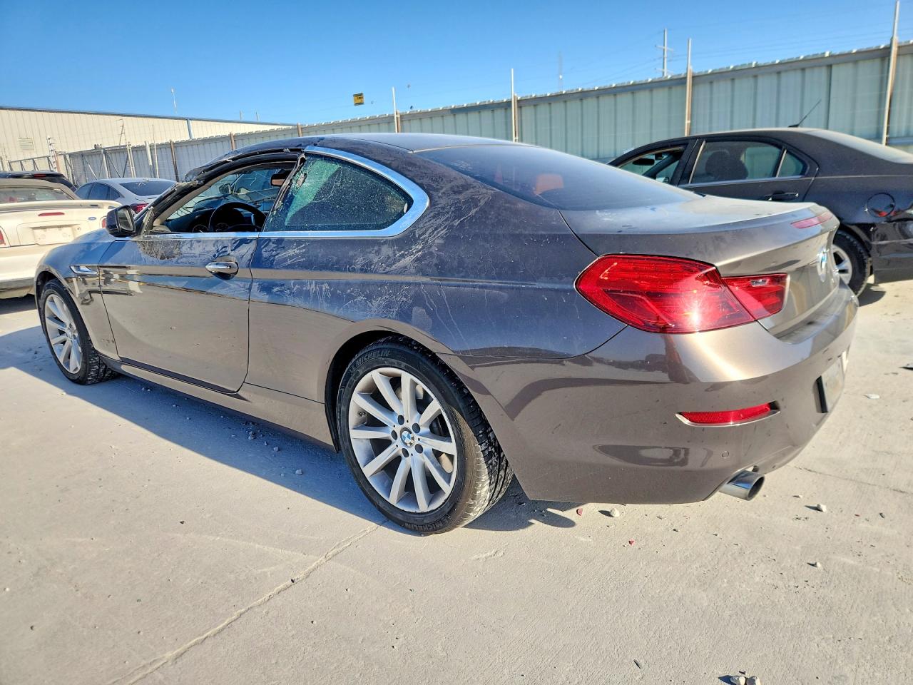 2013 Bmw 640 I Gray vin: WBALW3C59DC892299