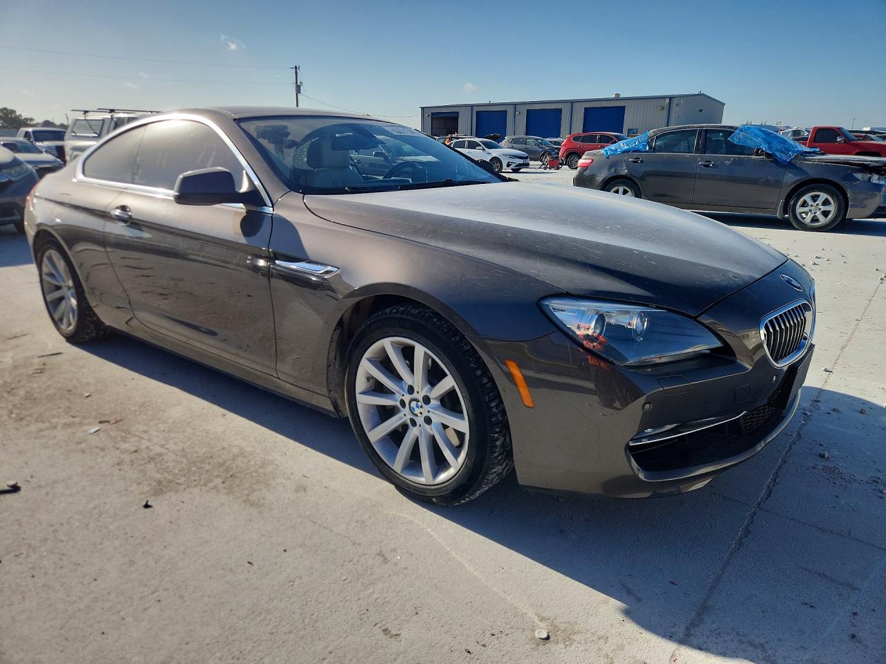 2013 Bmw 640 I Gray vin: WBALW3C59DC892299