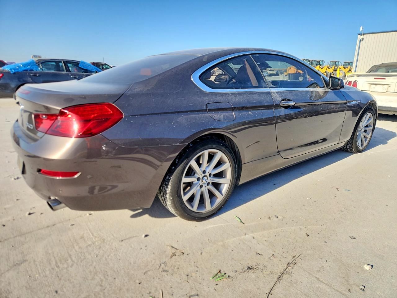 2013 Bmw 640 I Gray vin: WBALW3C59DC892299