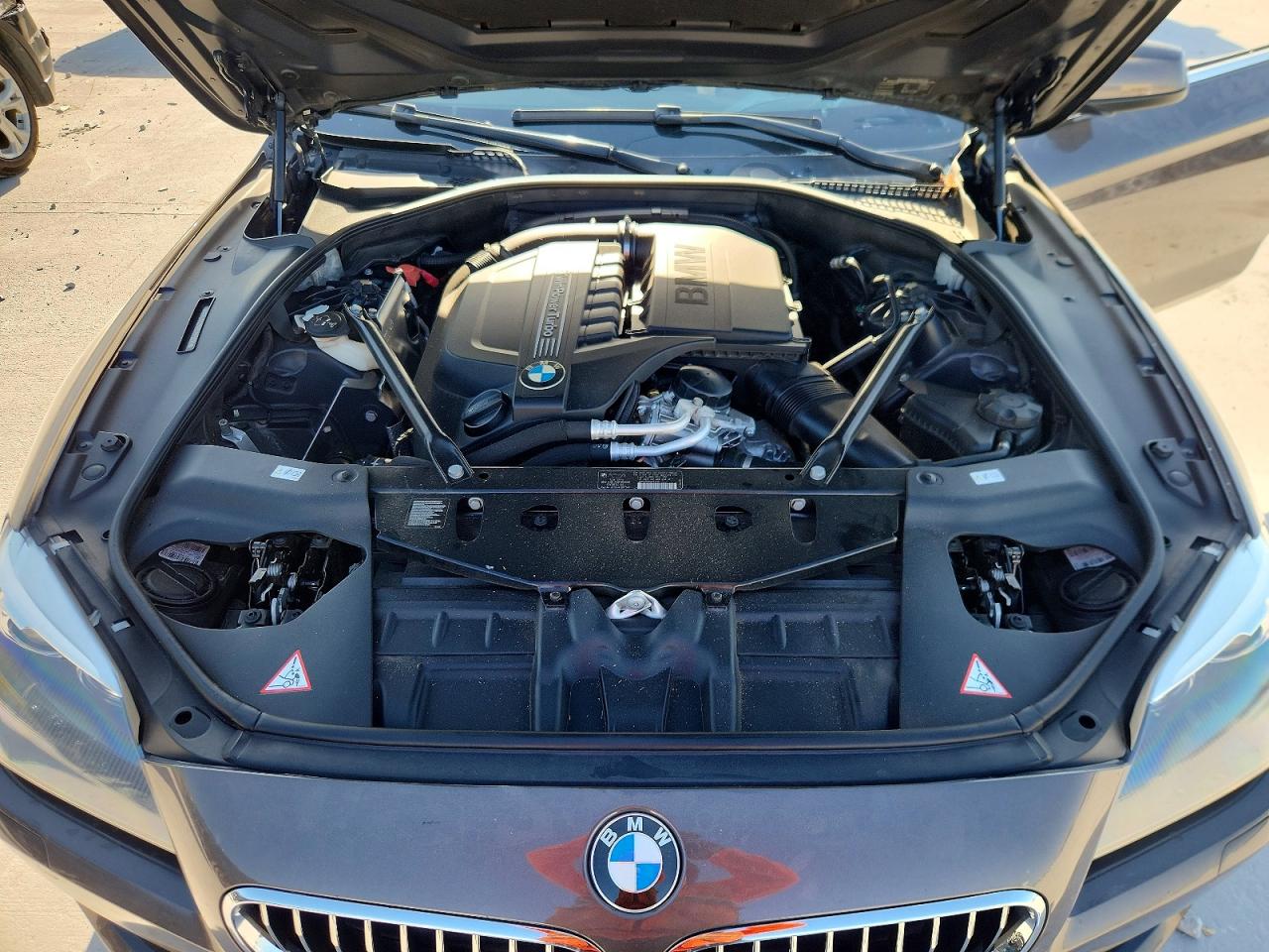 2013 Bmw 640 I Gray vin: WBALW3C59DC892299