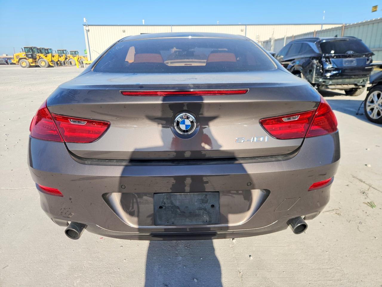 2013 Bmw 640 I Gray vin: WBALW3C59DC892299