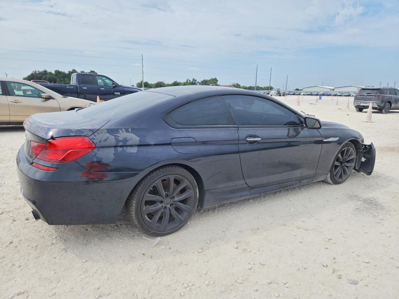 2013 Bmw 640 I Blue vin: WBALW3C59DC892318