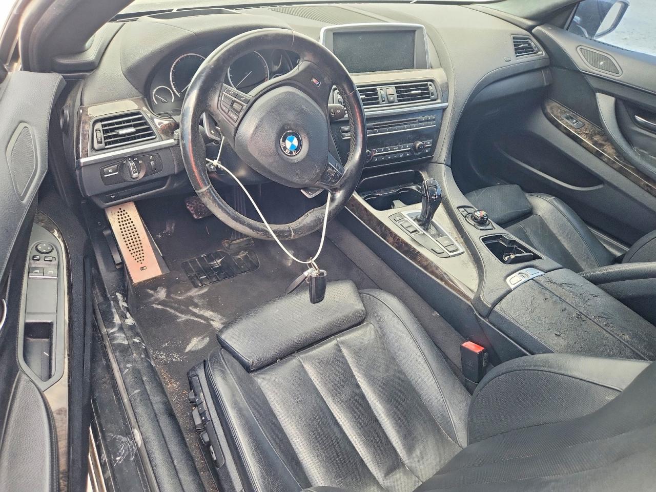 2013 Bmw 640 I Blue vin: WBALW3C59DC892318