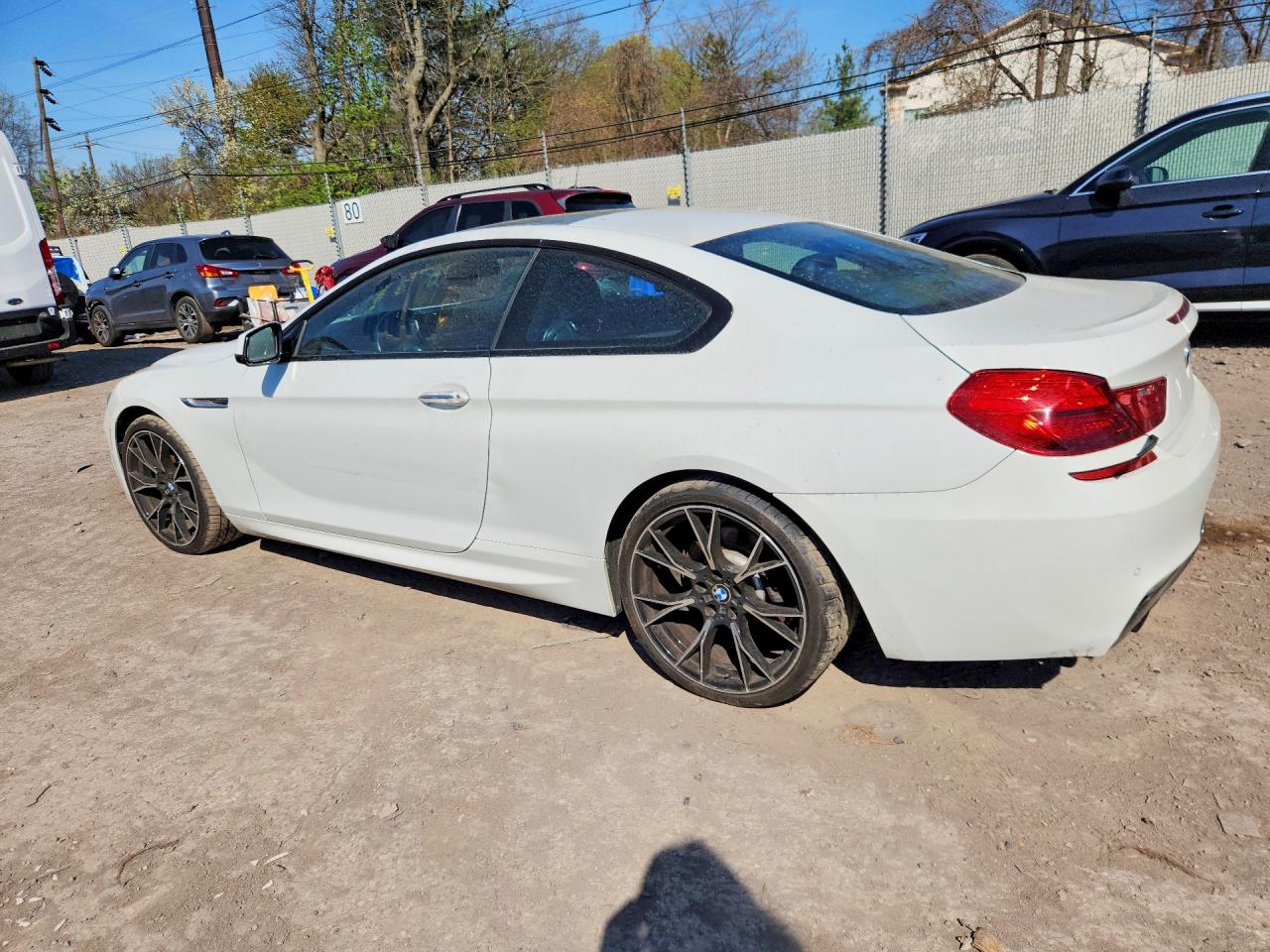 2015 Bmw 640 I White vin: WBALW3C5XFC892928