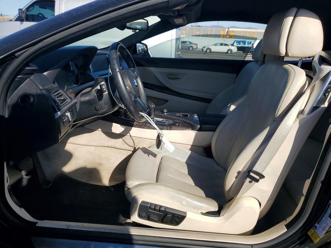 2014 Bmw 640 I Black vin: WBALW7C50EDX58977