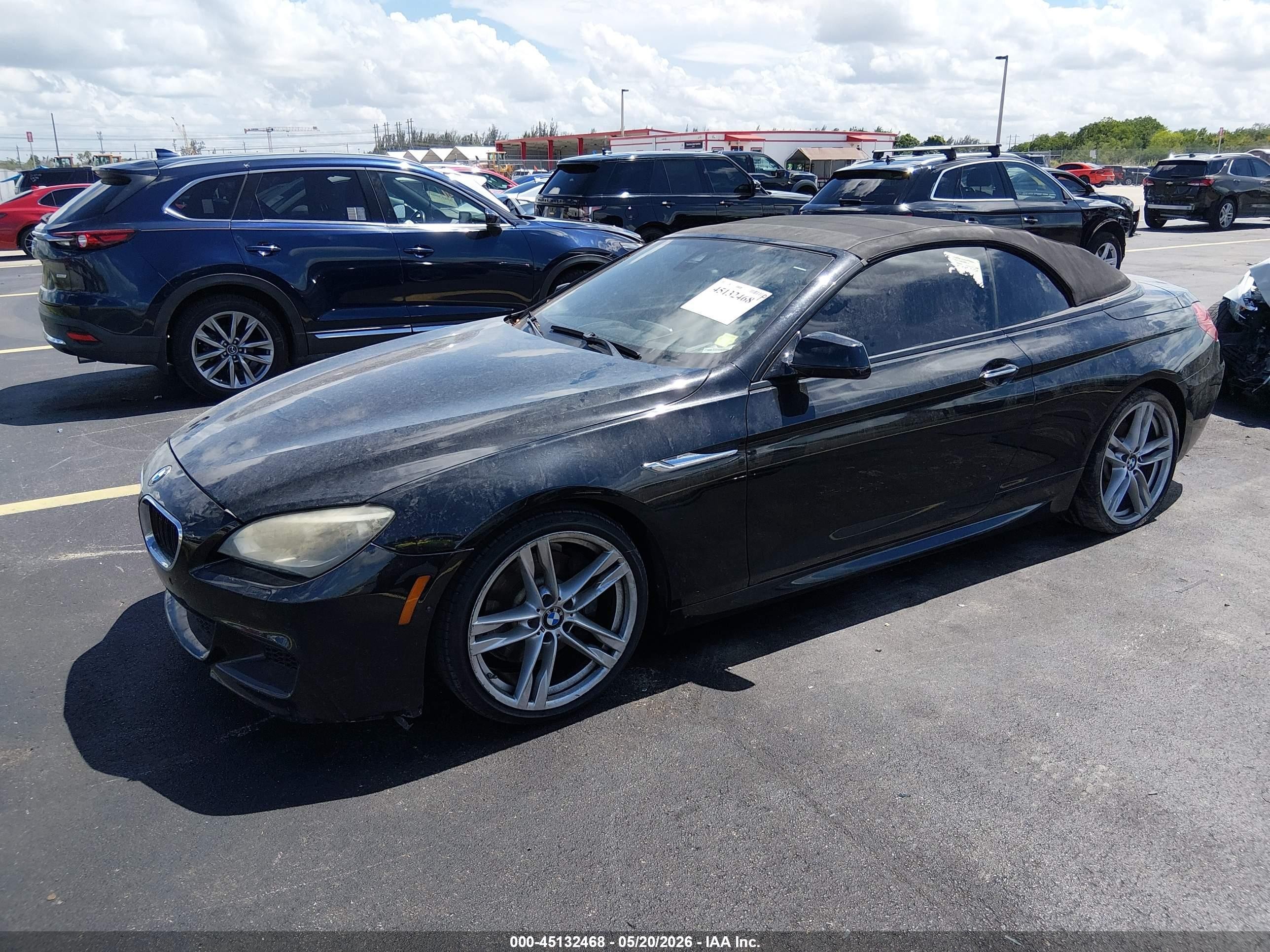 2014 Bmw 640i   Black vin: WBALW7C50EDX59028
