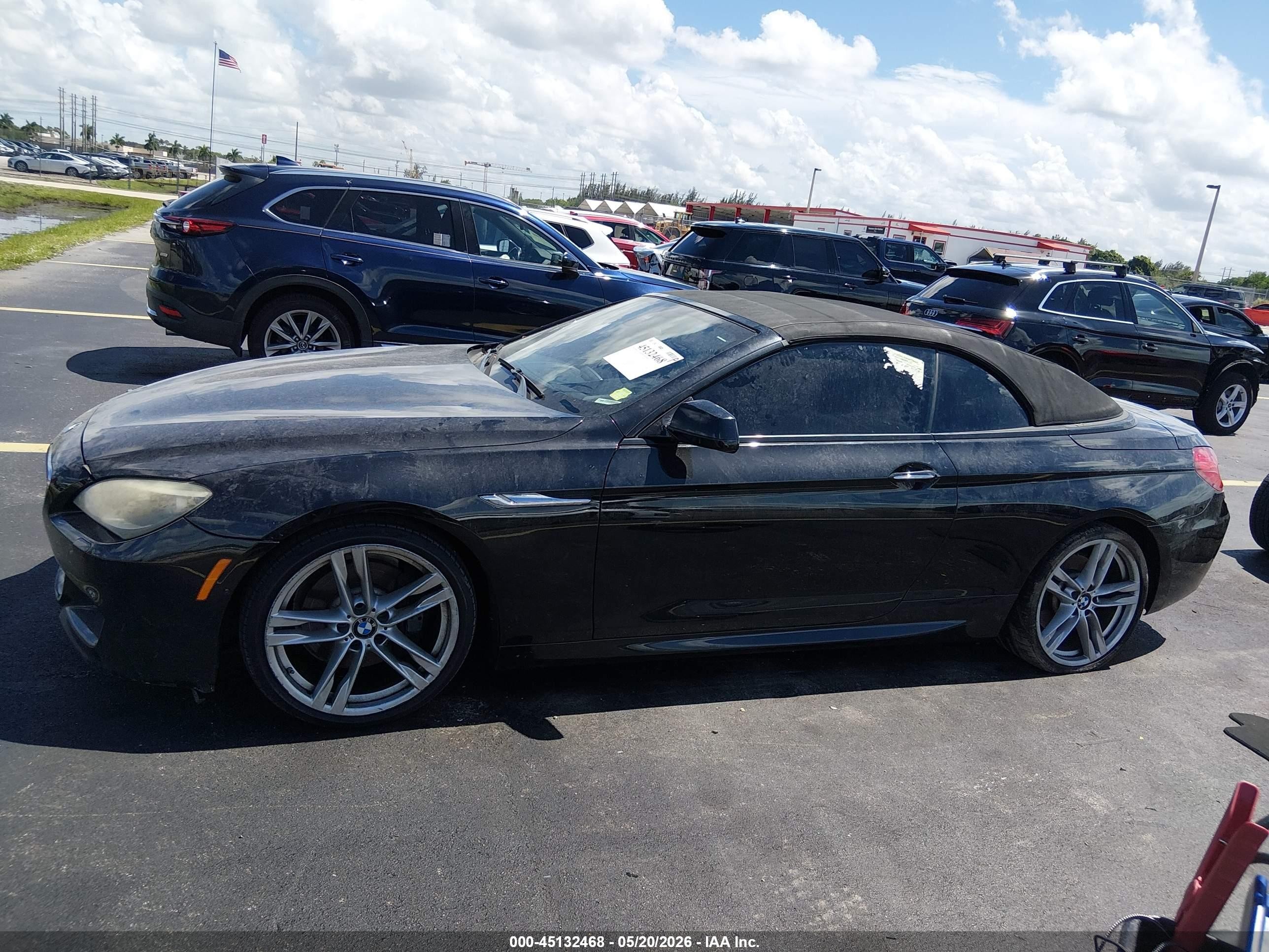 2014 Bmw 640i   Black vin: WBALW7C50EDX59028