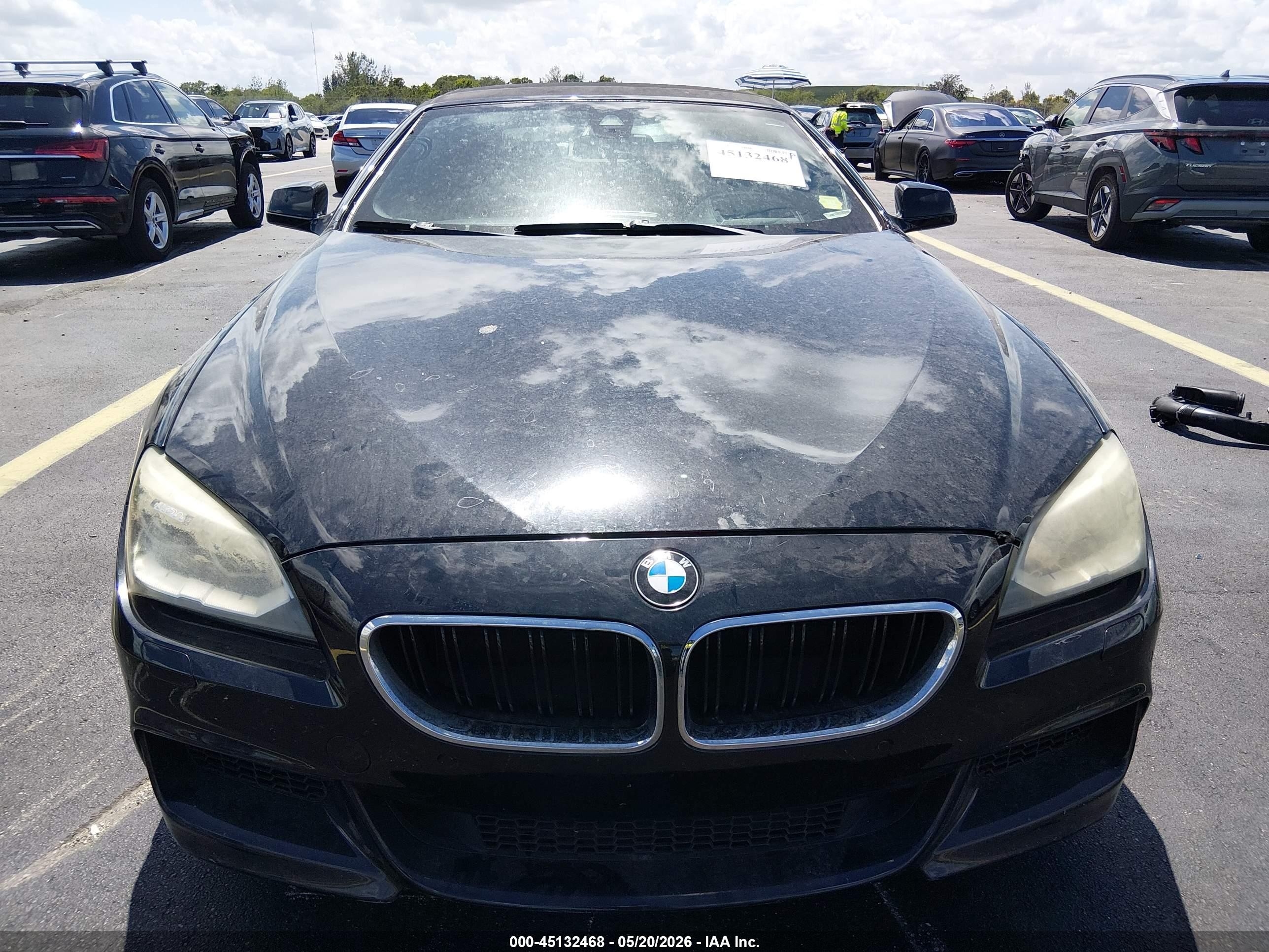 2014 Bmw 640i   Black vin: WBALW7C50EDX59028