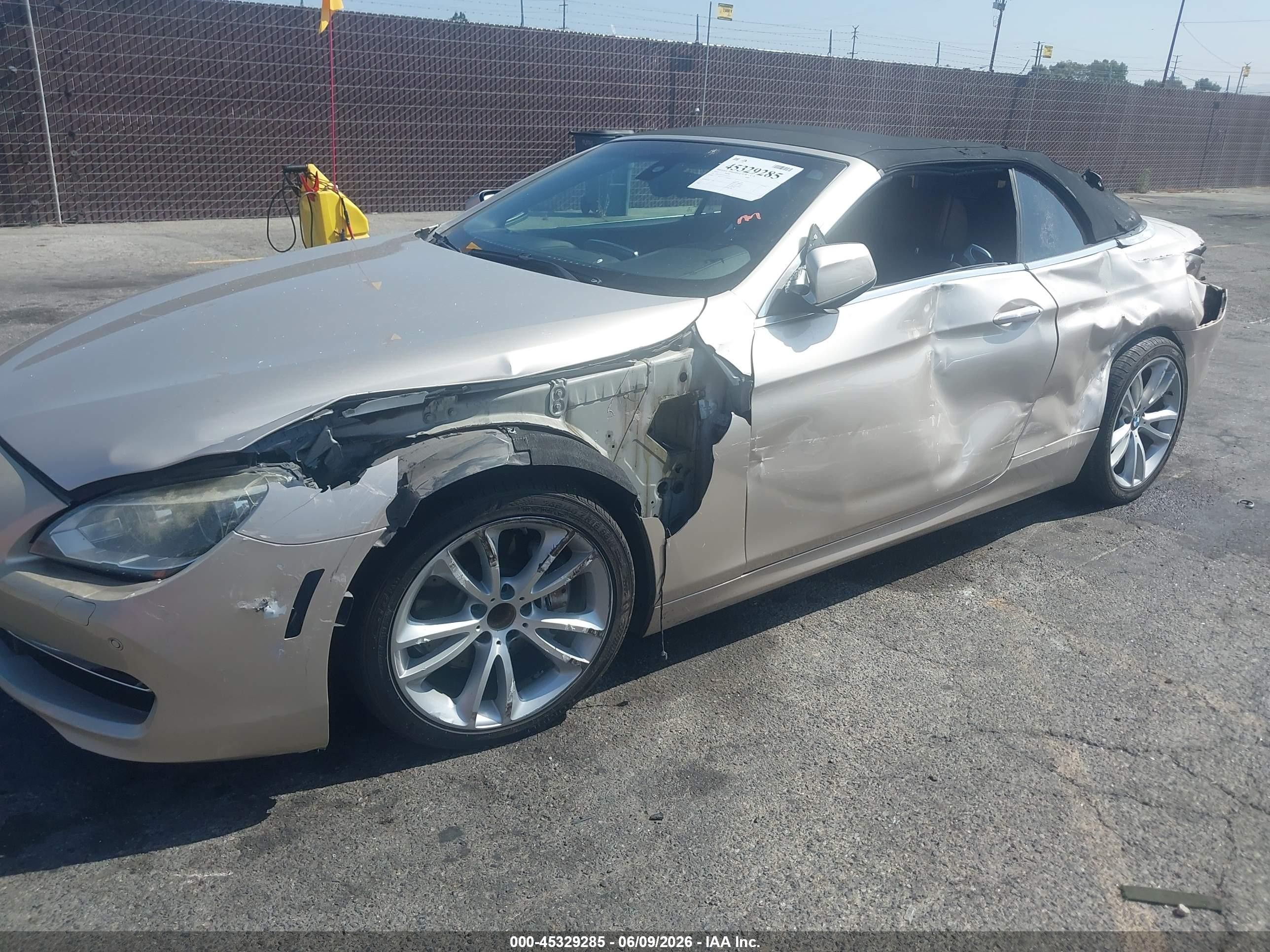 2012 Bmw 640i   Gold vin: WBALW7C51CC618777
