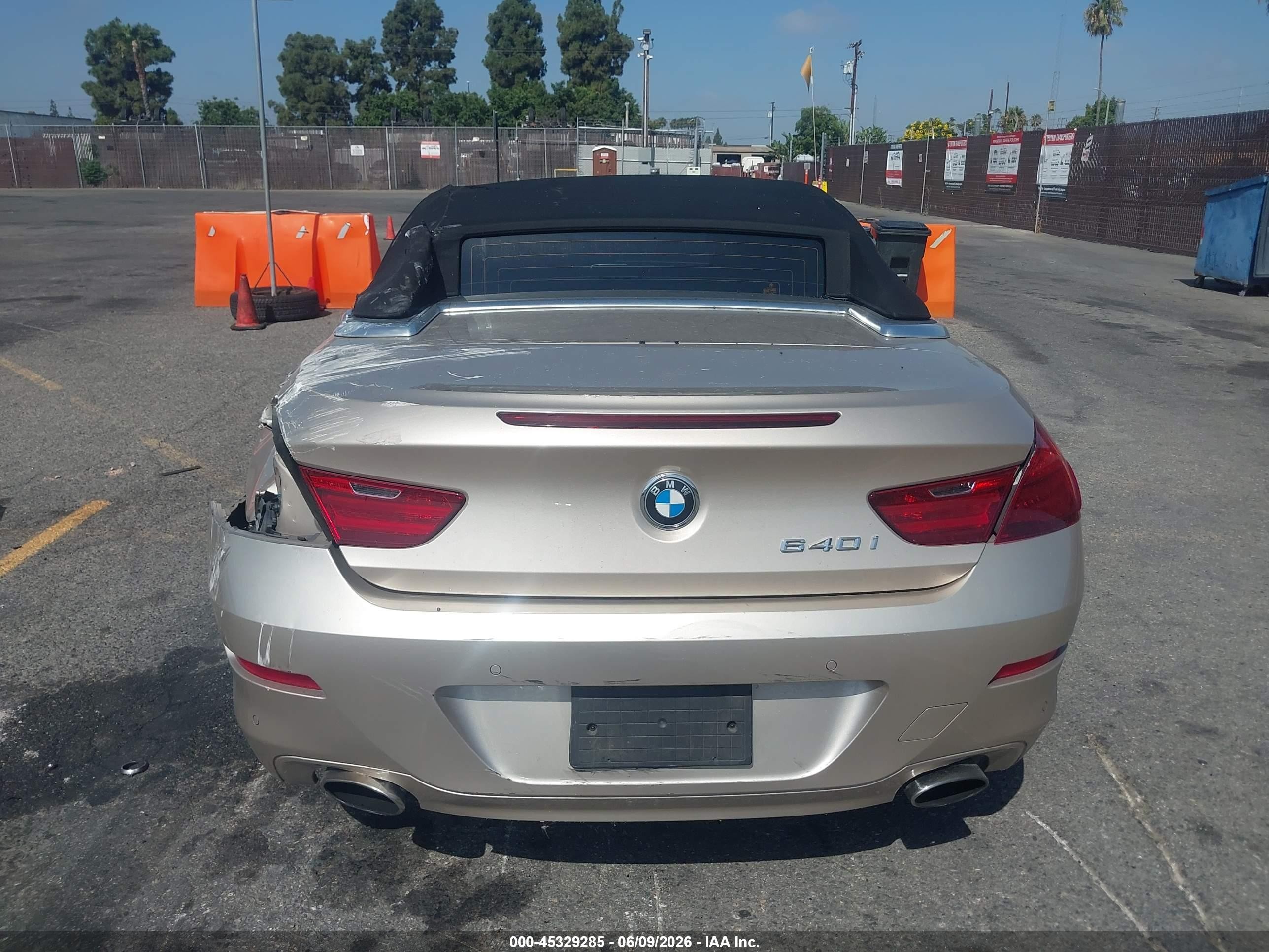 2012 Bmw 640i   Gold vin: WBALW7C51CC618777