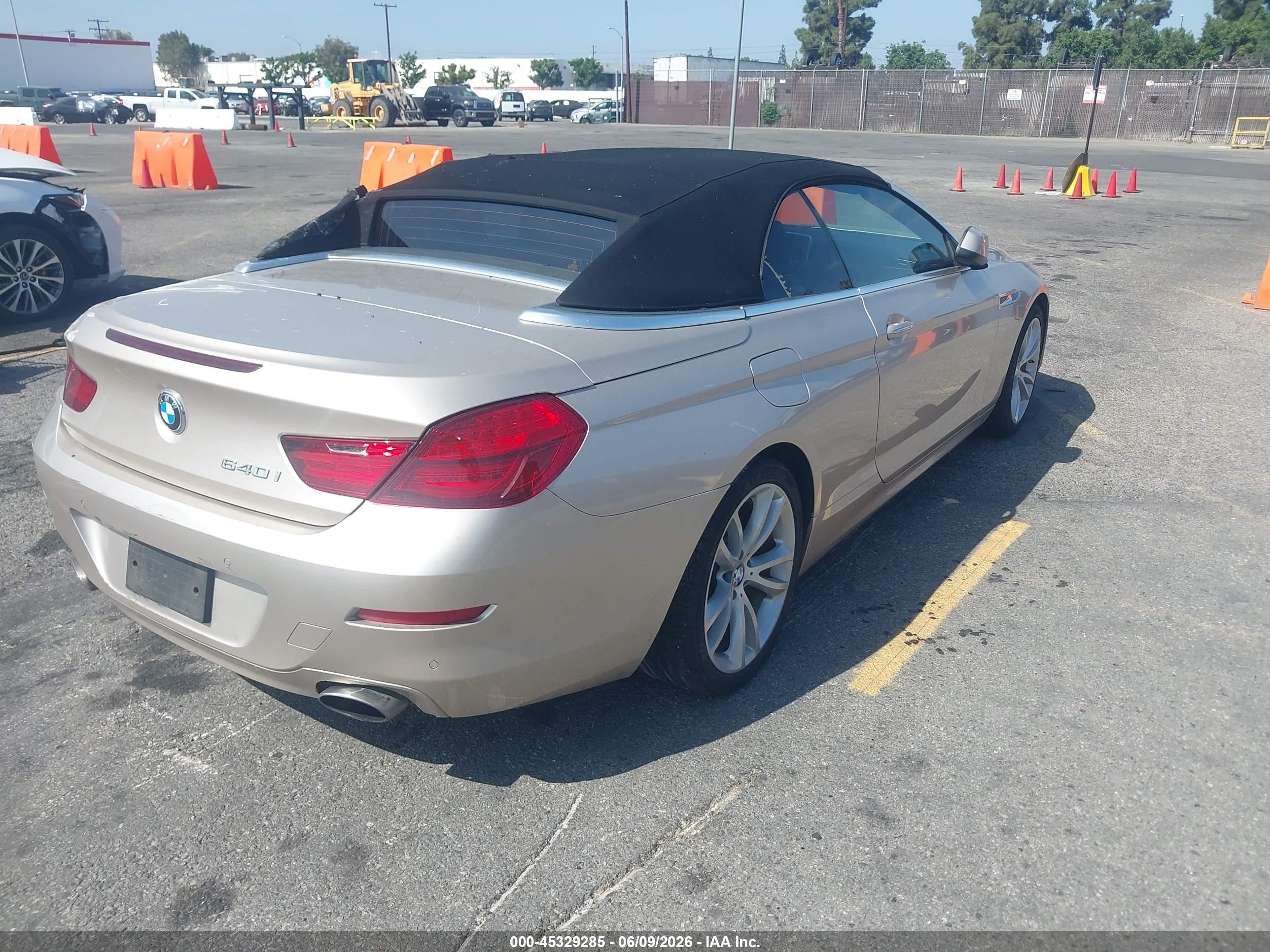 2012 Bmw 640i   Gold vin: WBALW7C51CC618777