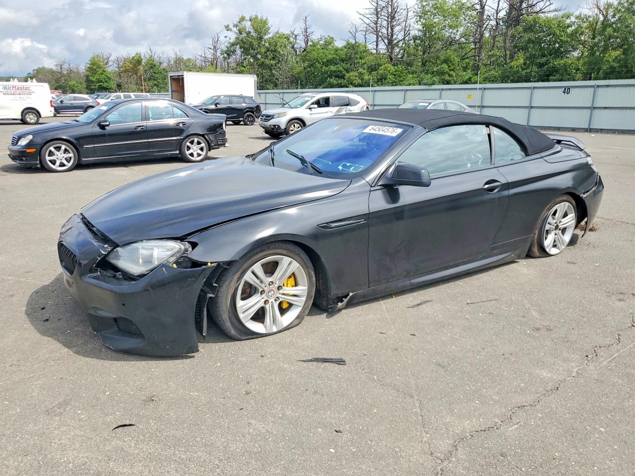 2013 Bmw 640 I Black vin: WBALW7C54DDX58575