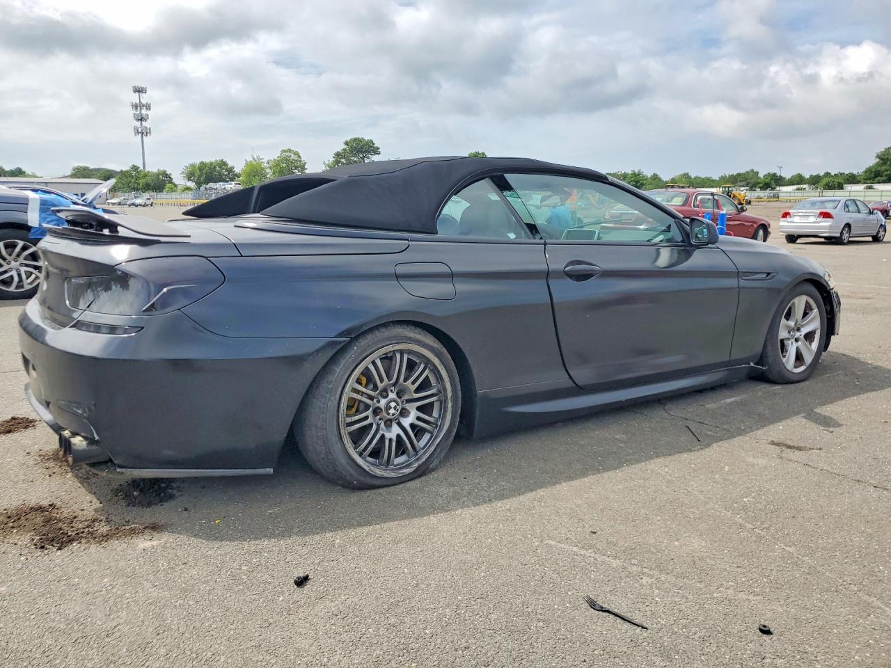 2013 Bmw 640 I Black vin: WBALW7C54DDX58575
