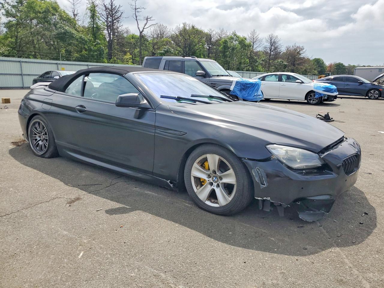 2013 Bmw 640 I Black vin: WBALW7C54DDX58575