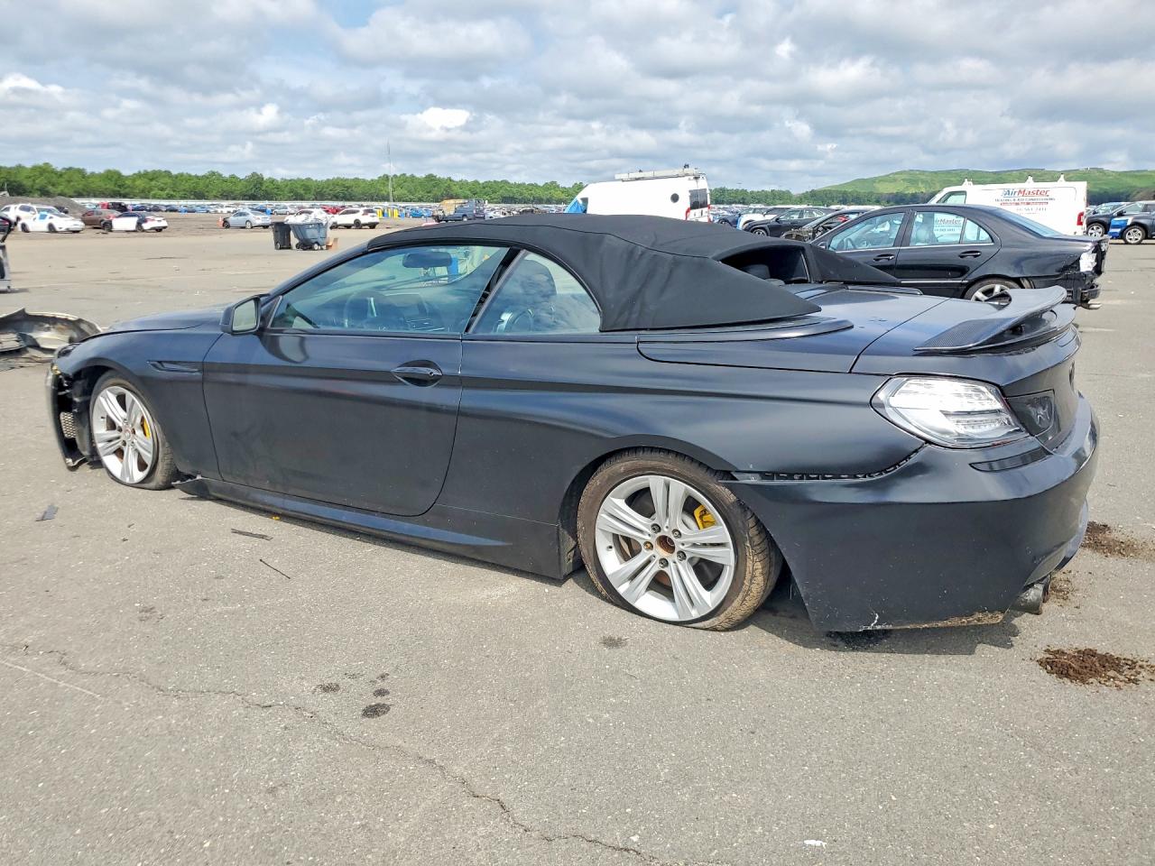 2013 Bmw 640 I Black vin: WBALW7C54DDX58575