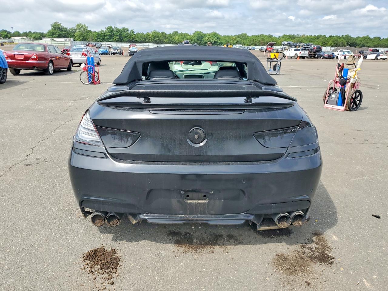 2013 Bmw 640 I Black vin: WBALW7C54DDX58575