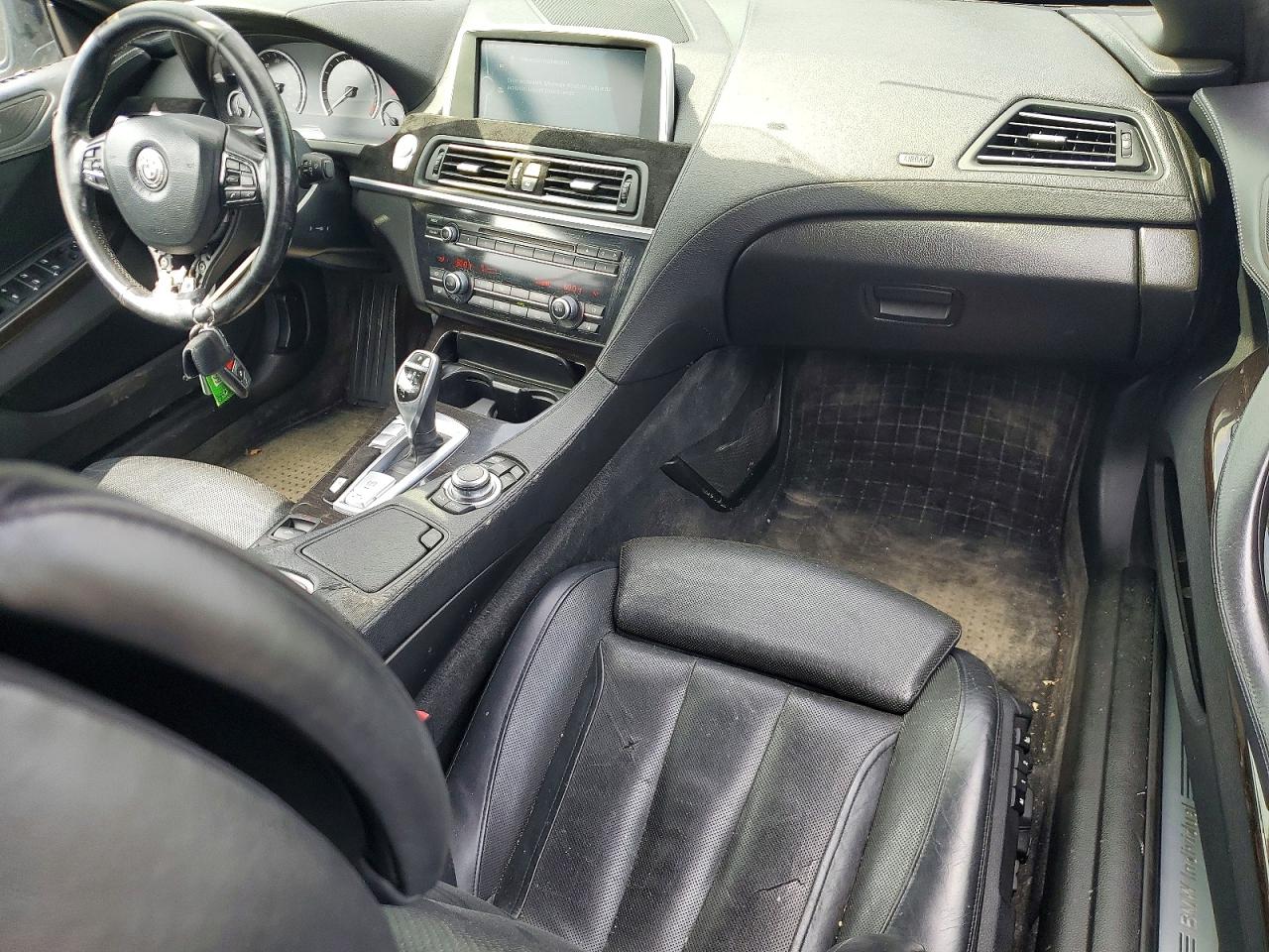 2013 Bmw 640 I Black vin: WBALW7C54DDX58575
