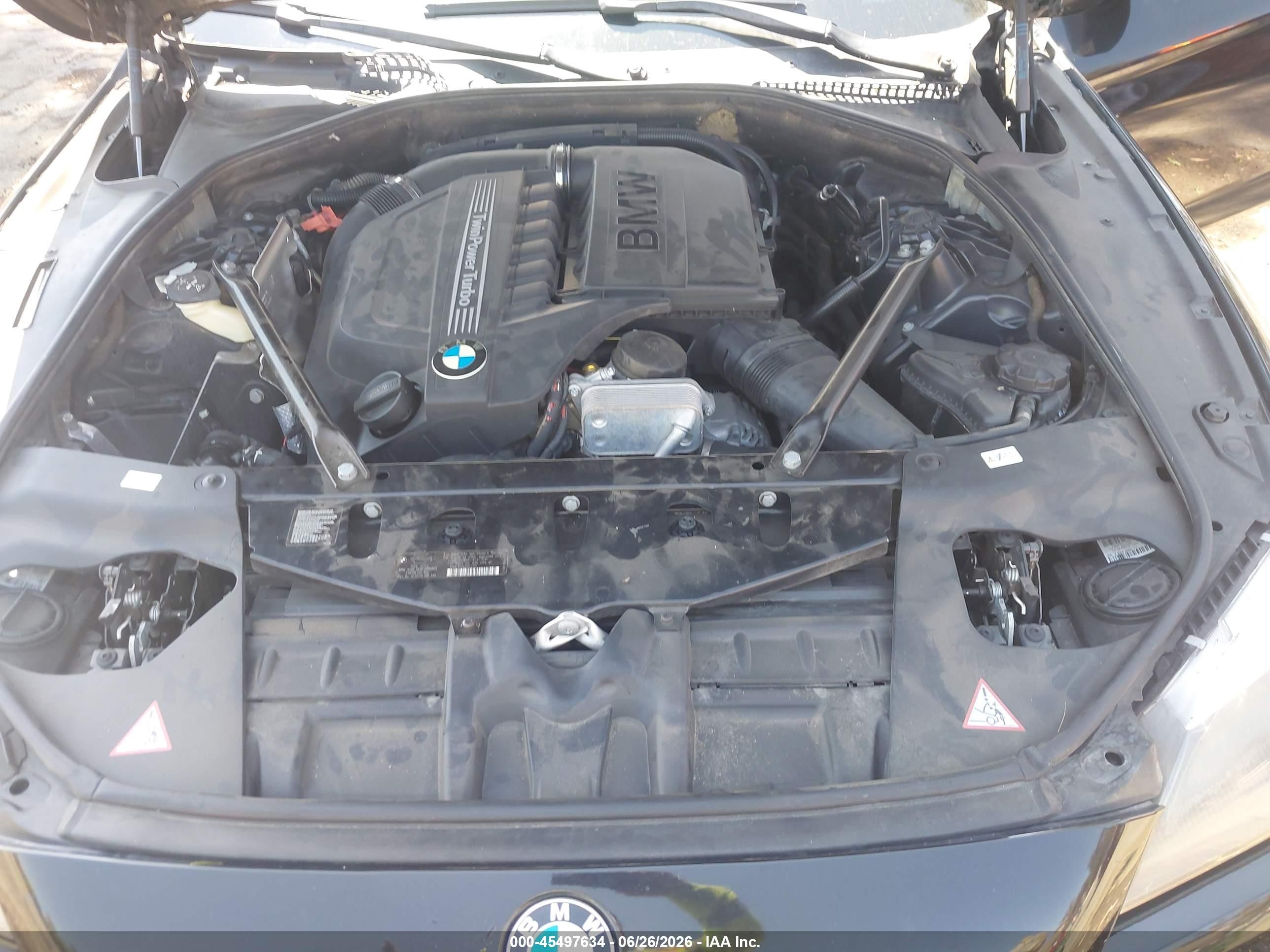 2014 Bmw 640i   Black vin: WBALW7C57ED595955