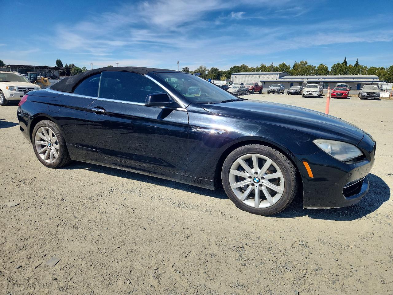 2014 Bmw 640 I Black vin: WBALW7C57ED595955