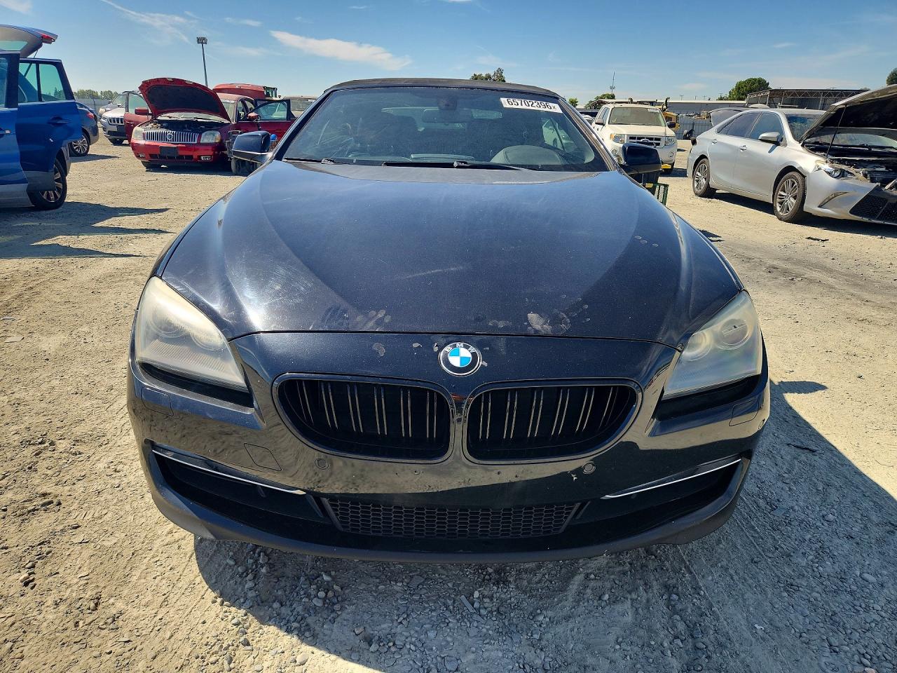 2014 Bmw 640 I Black vin: WBALW7C57ED595955