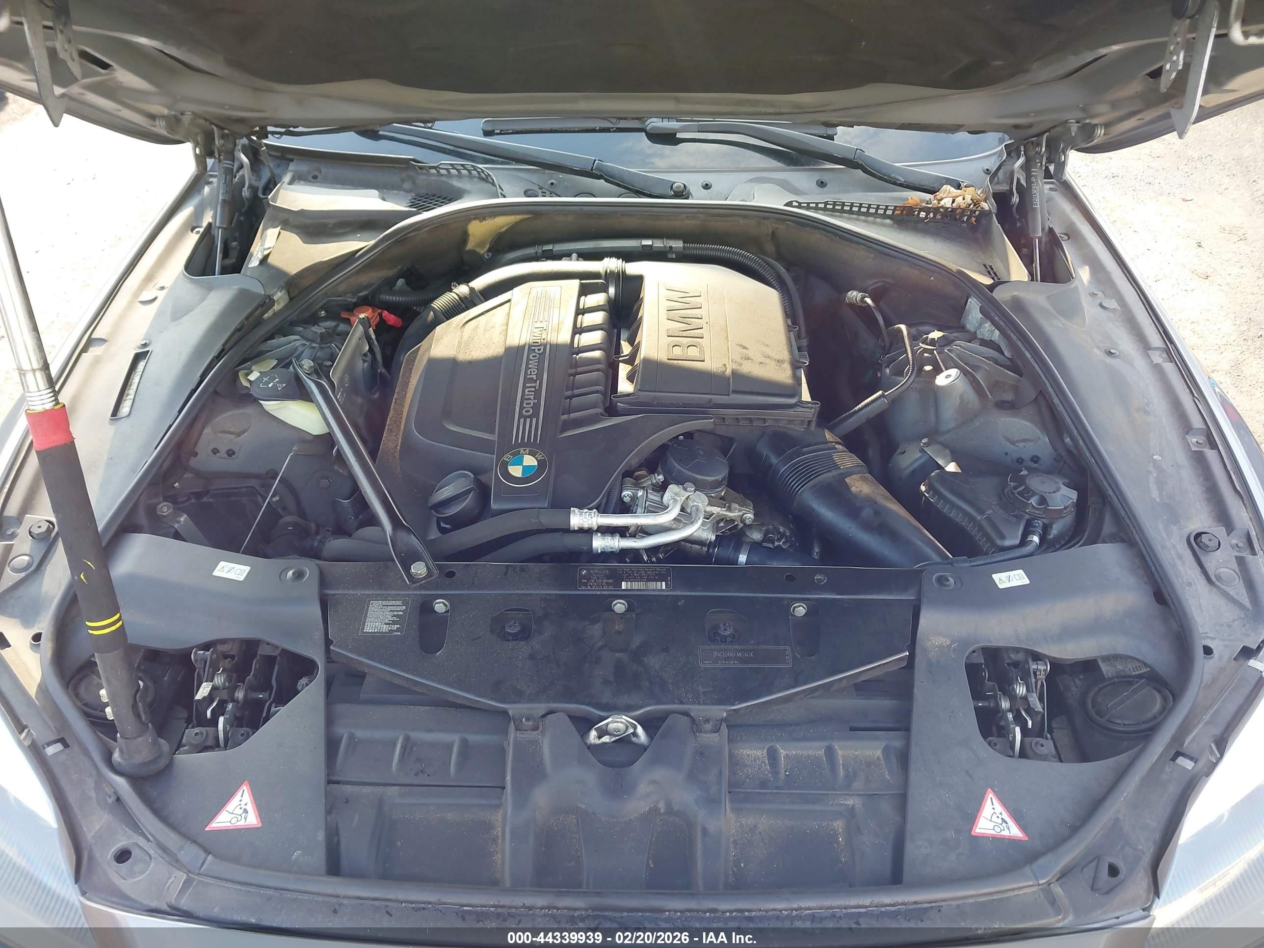 2012 Bmw 640i   Silver vin: WBALW7C58CC618436
