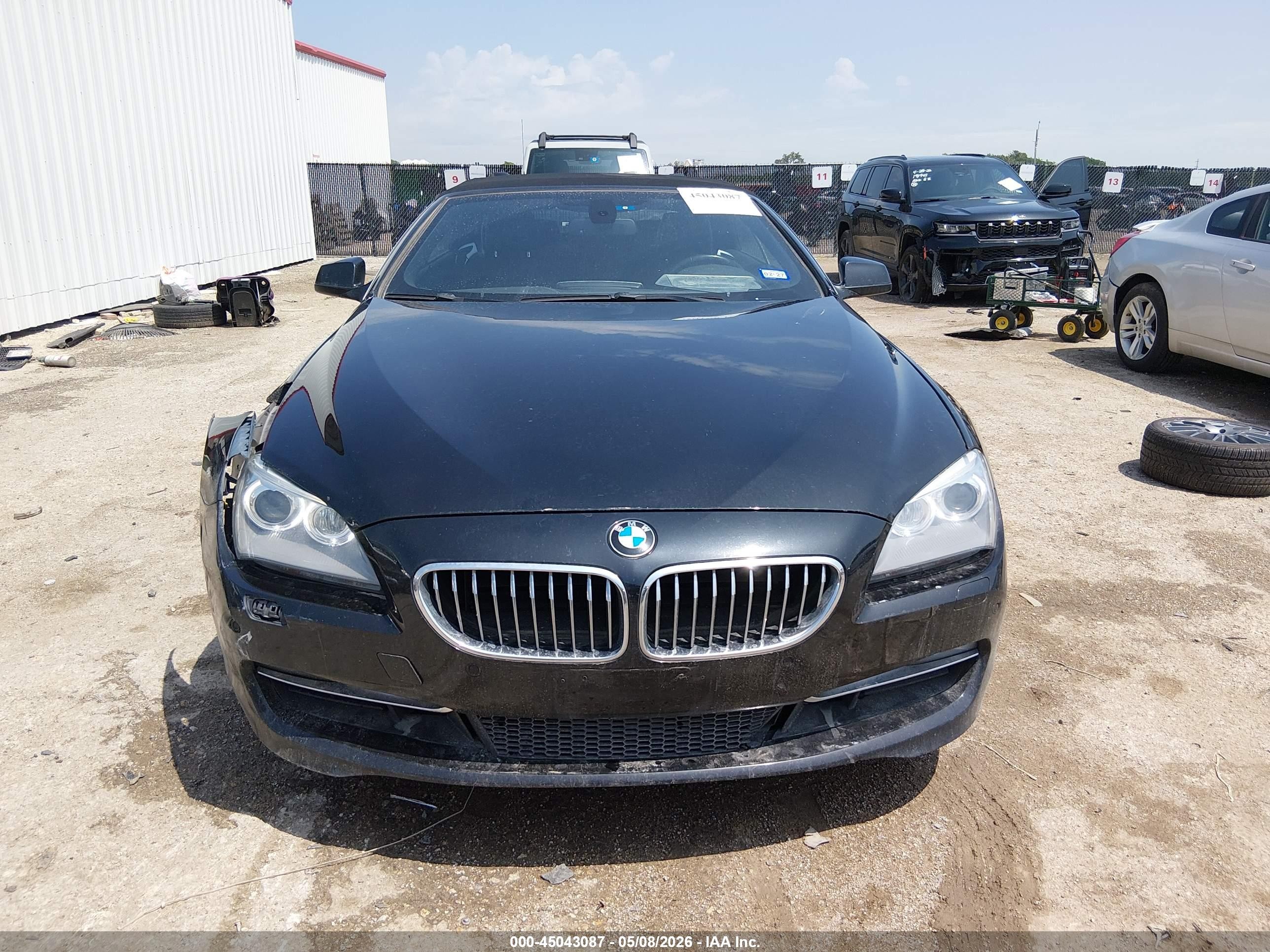 2012 Bmw 640i   Black vin: WBALW7C5XCC618759