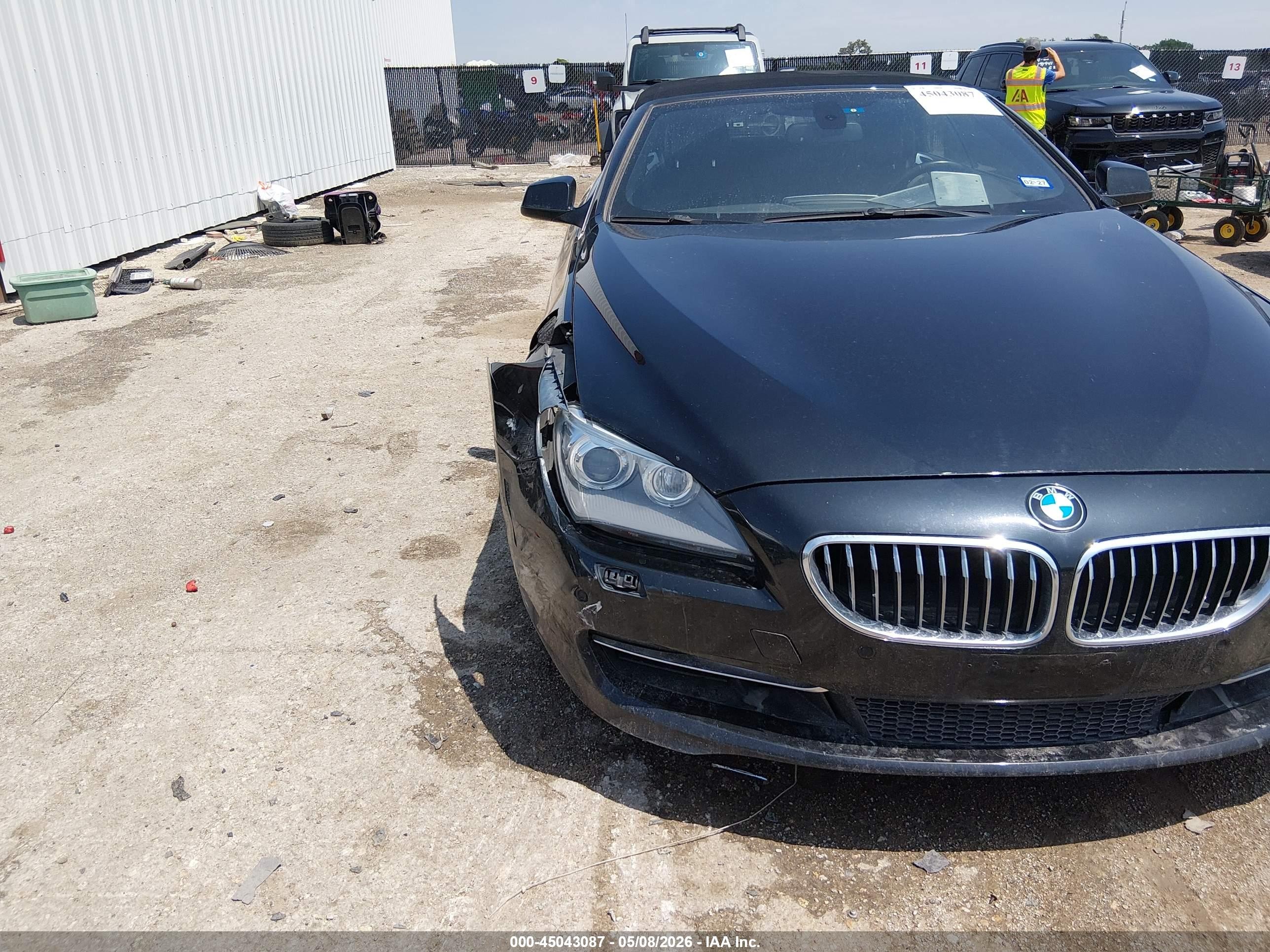 2012 Bmw 640i   Black vin: WBALW7C5XCC618759