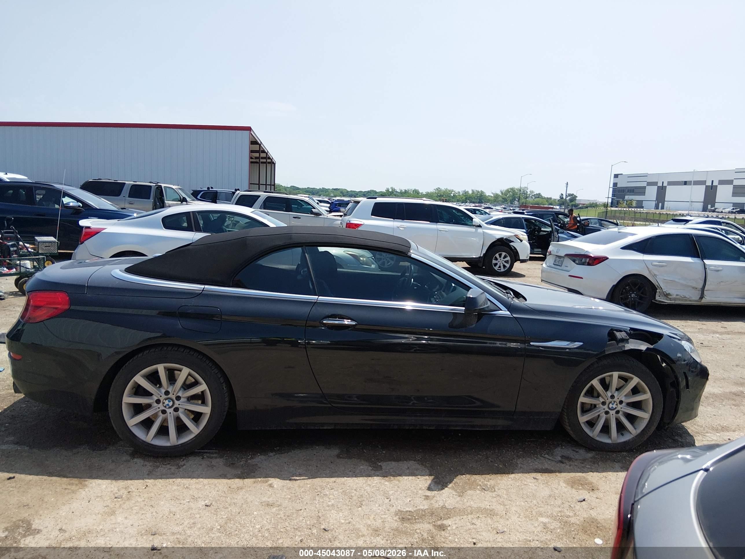 2012 Bmw 640i   Black vin: WBALW7C5XCC618759