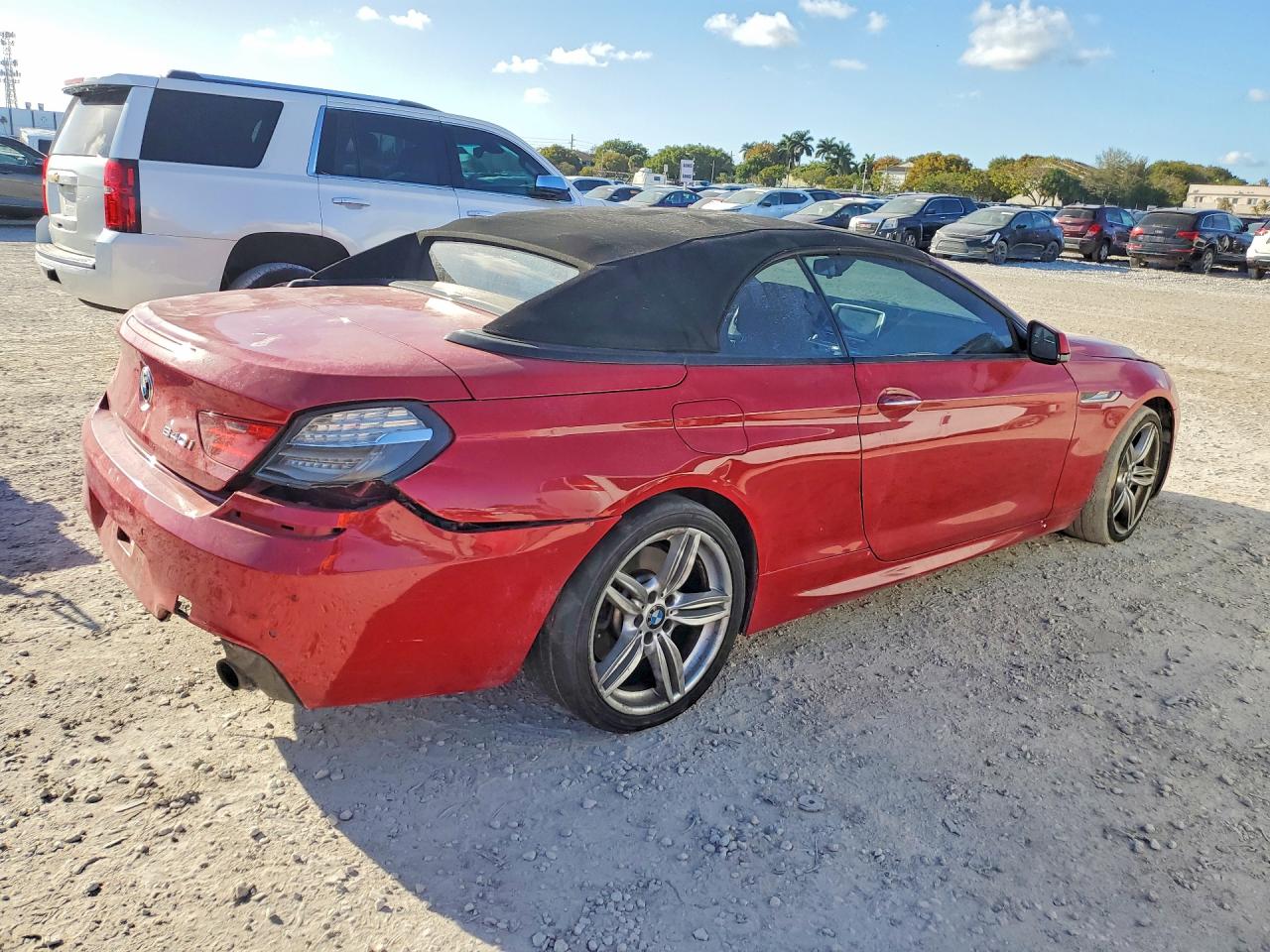 2014 Bmw 640 I Red vin: WBALW7C5XEDX58792