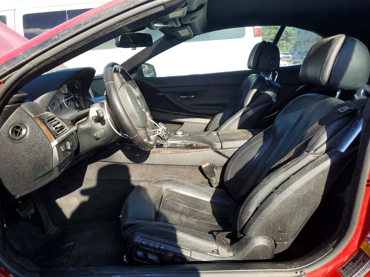 2014 Bmw 640 I Red vin: WBALW7C5XEDX58792