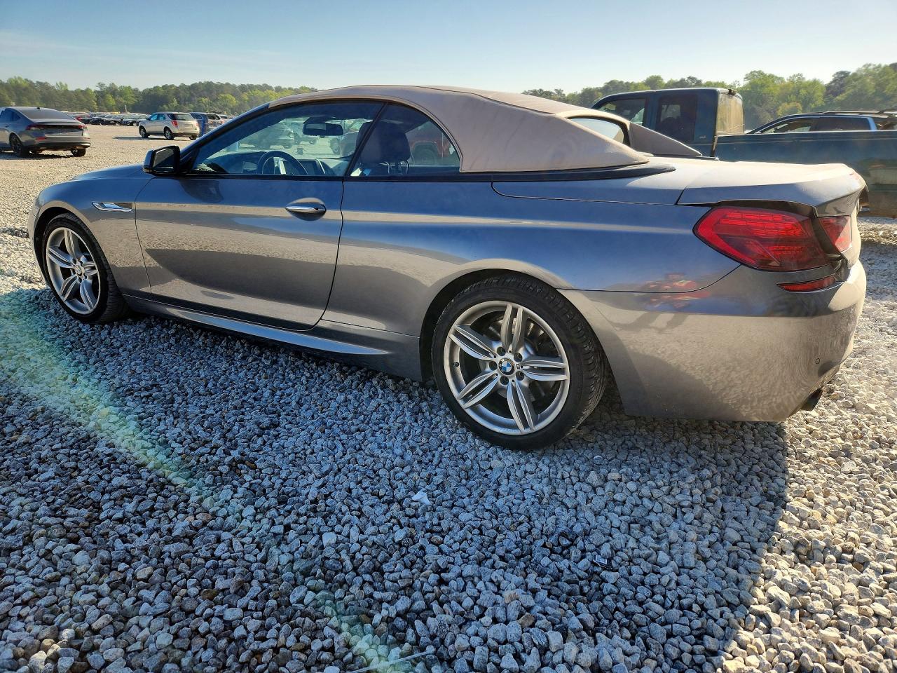 2015 Bmw 640 I Gray vin: WBALW7C5XFGJ88034