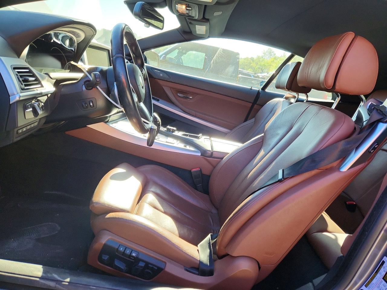 2015 Bmw 640 I Gray vin: WBALW7C5XFGJ88034
