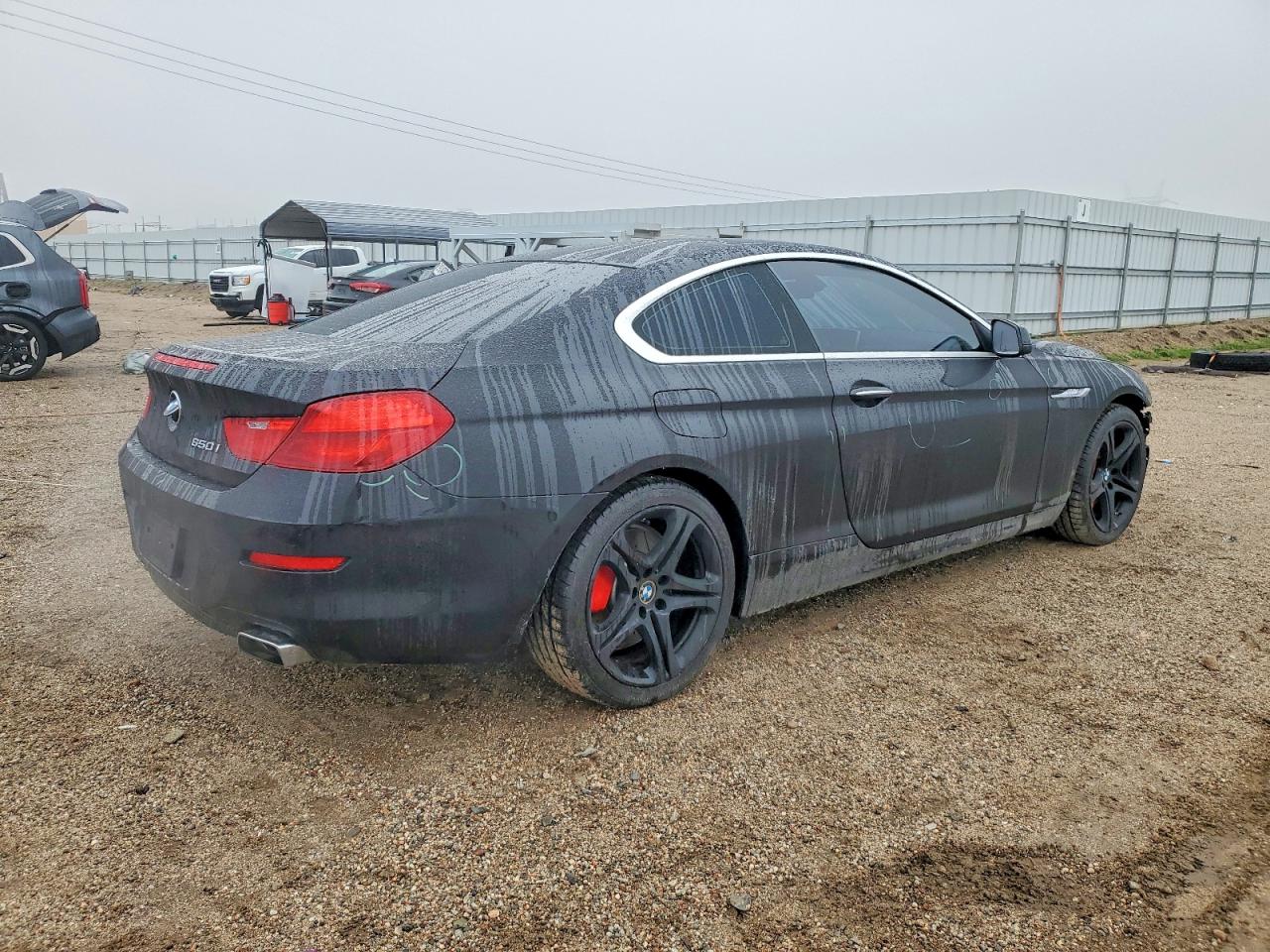 2012 Bmw 650 I Black vin: WBALX3C51CDV77700