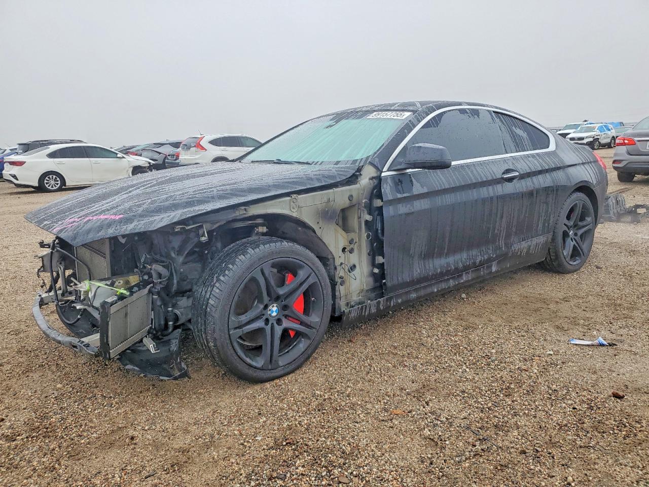 2012 Bmw 650 I Black vin: WBALX3C51CDV77700