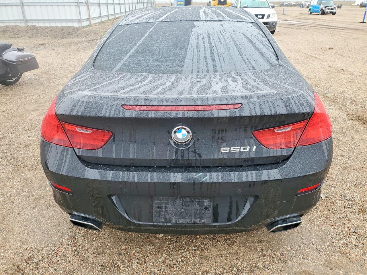 2012 Bmw 650 I Black vin: WBALX3C51CDV77700