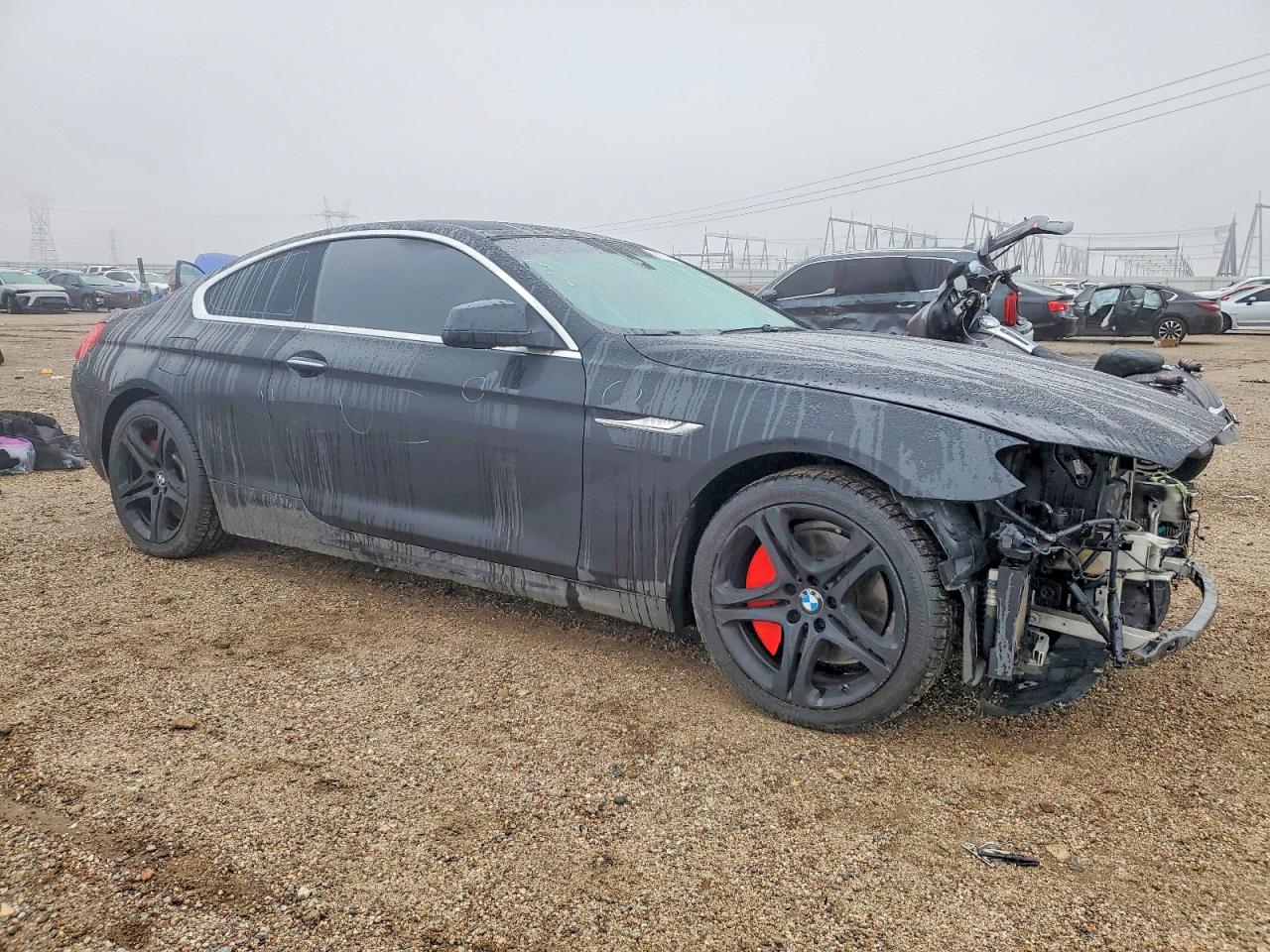 2012 Bmw 650 I Black vin: WBALX3C51CDV77700