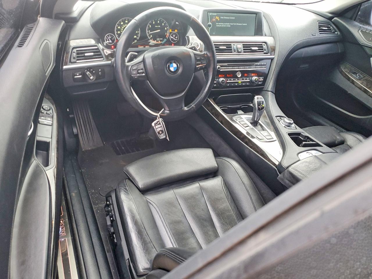 2012 Bmw 650 I Black vin: WBALX3C51CDV77700