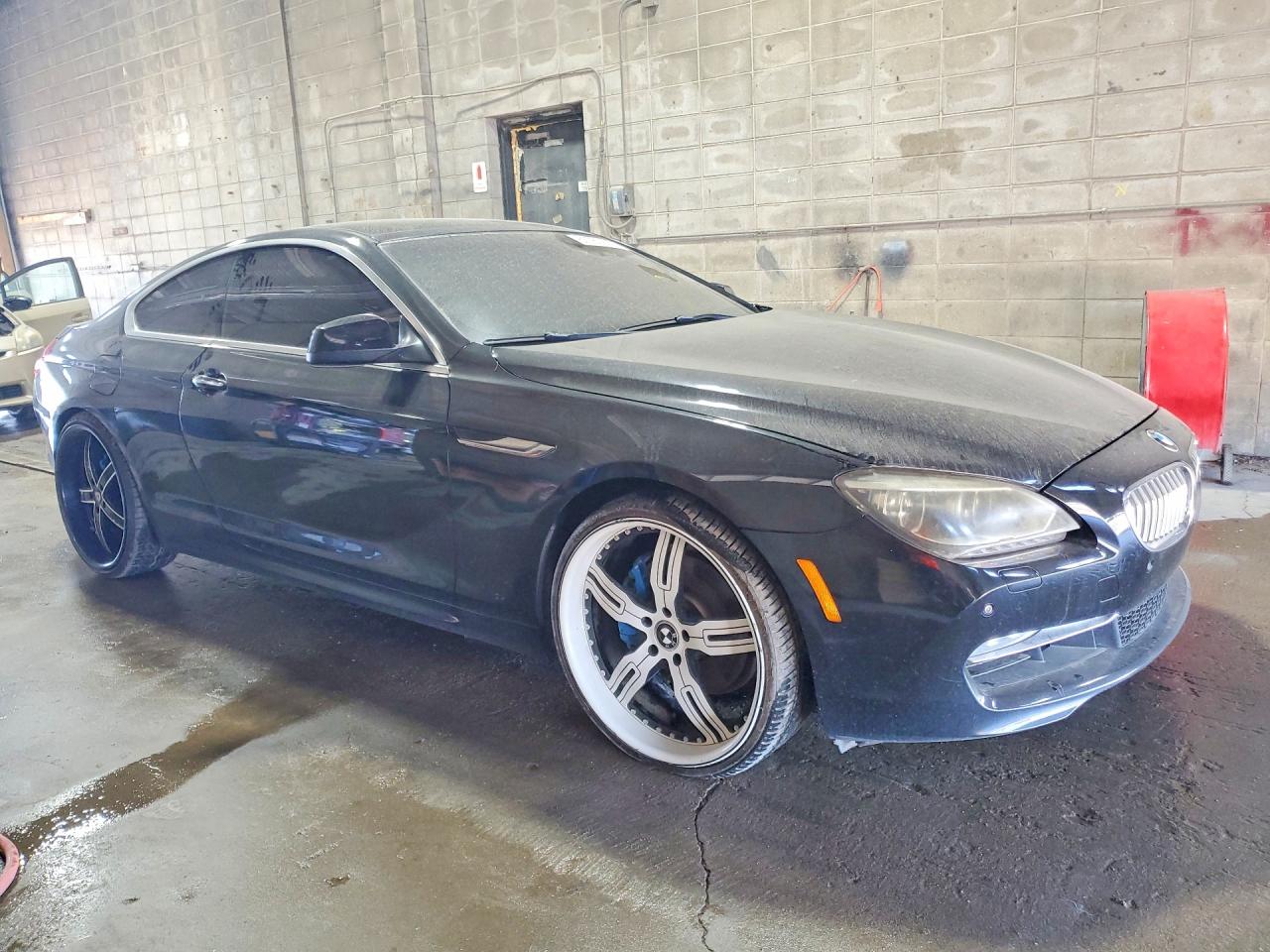 2012 Bmw 650 I Черный vin: WBALX3C52CDV77608