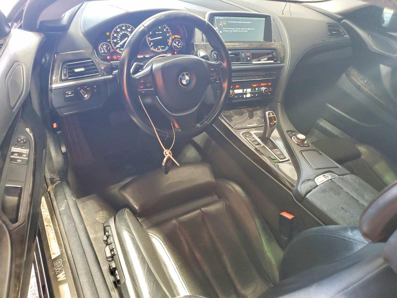 2012 Bmw 650 I Черный vin: WBALX3C52CDV77608