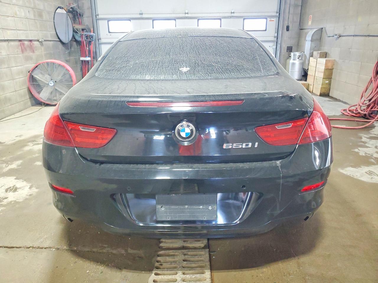 2012 Bmw 650 I Черный vin: WBALX3C52CDV77608