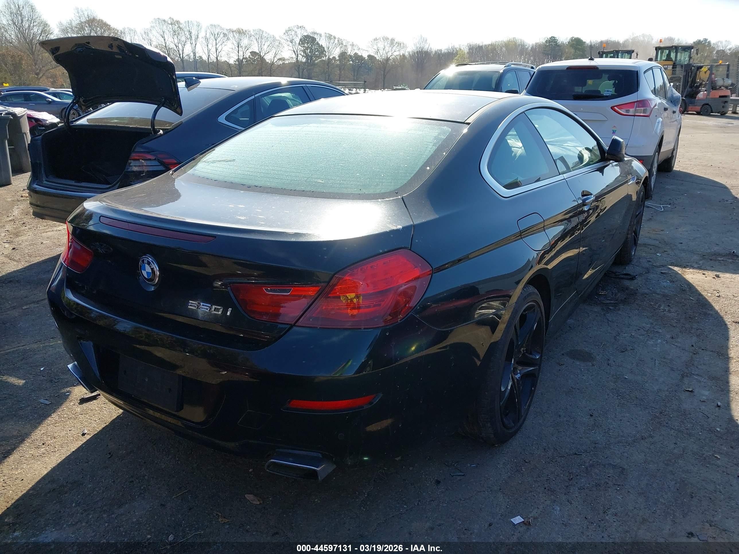 2012 Bmw 650i   Black vin: WBALX3C53CC528424