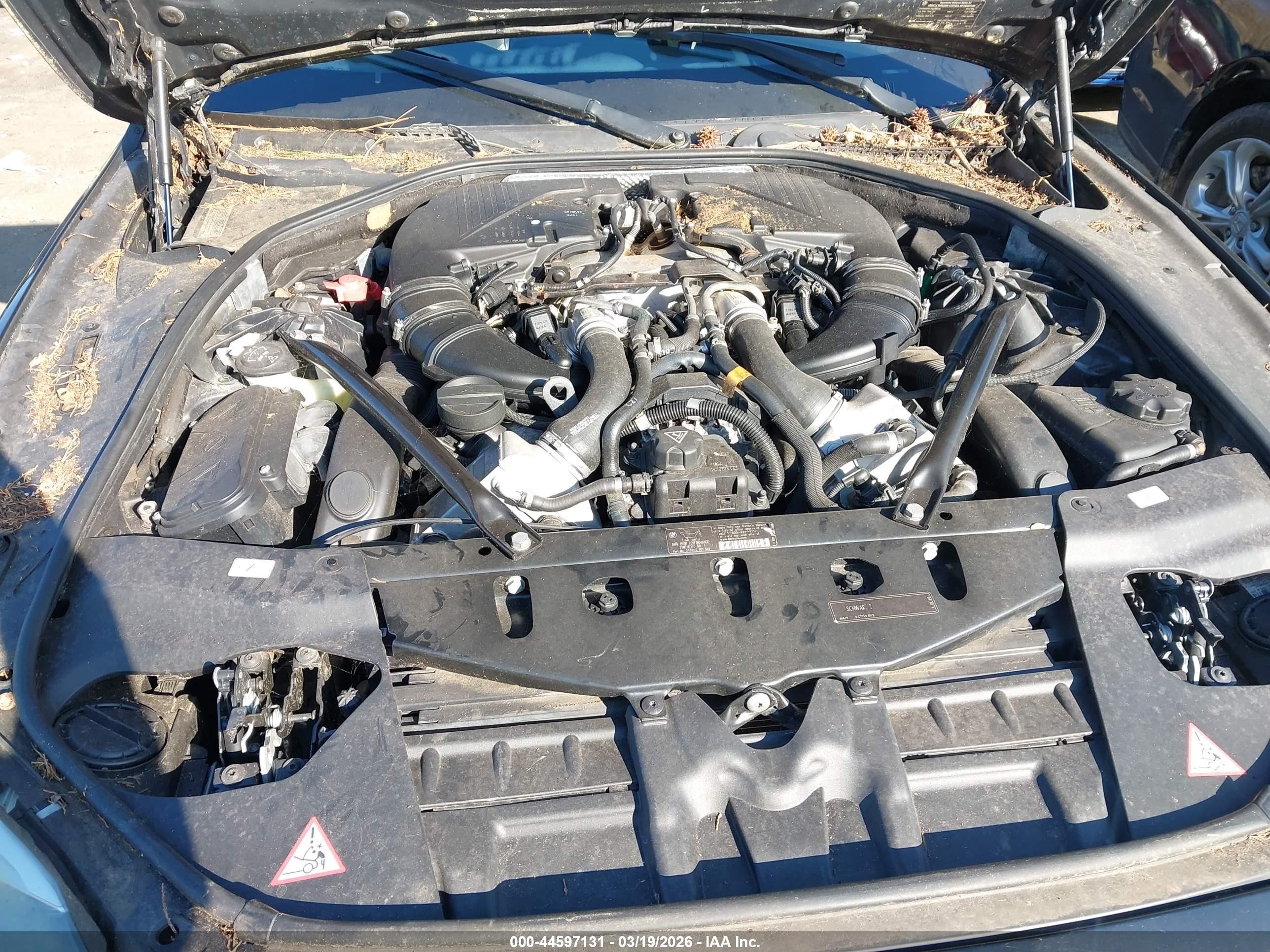 2012 Bmw 650i   Black vin: WBALX3C53CC528424