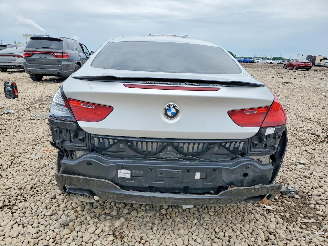 2012 Bmw 650 I Silver vin: WBALX3C53CDV77374