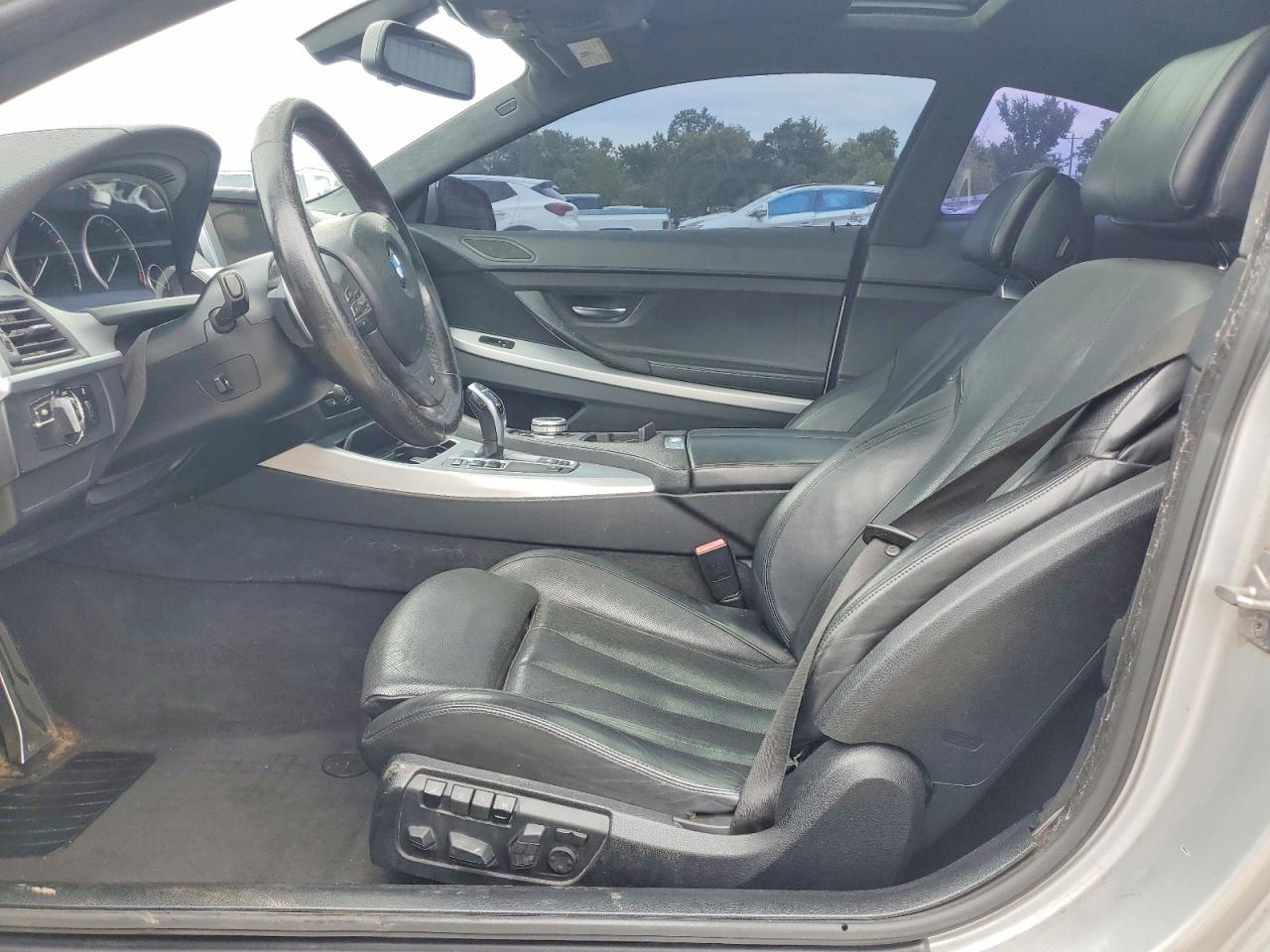 2012 Bmw 650 I Silver vin: WBALX3C53CDV77374