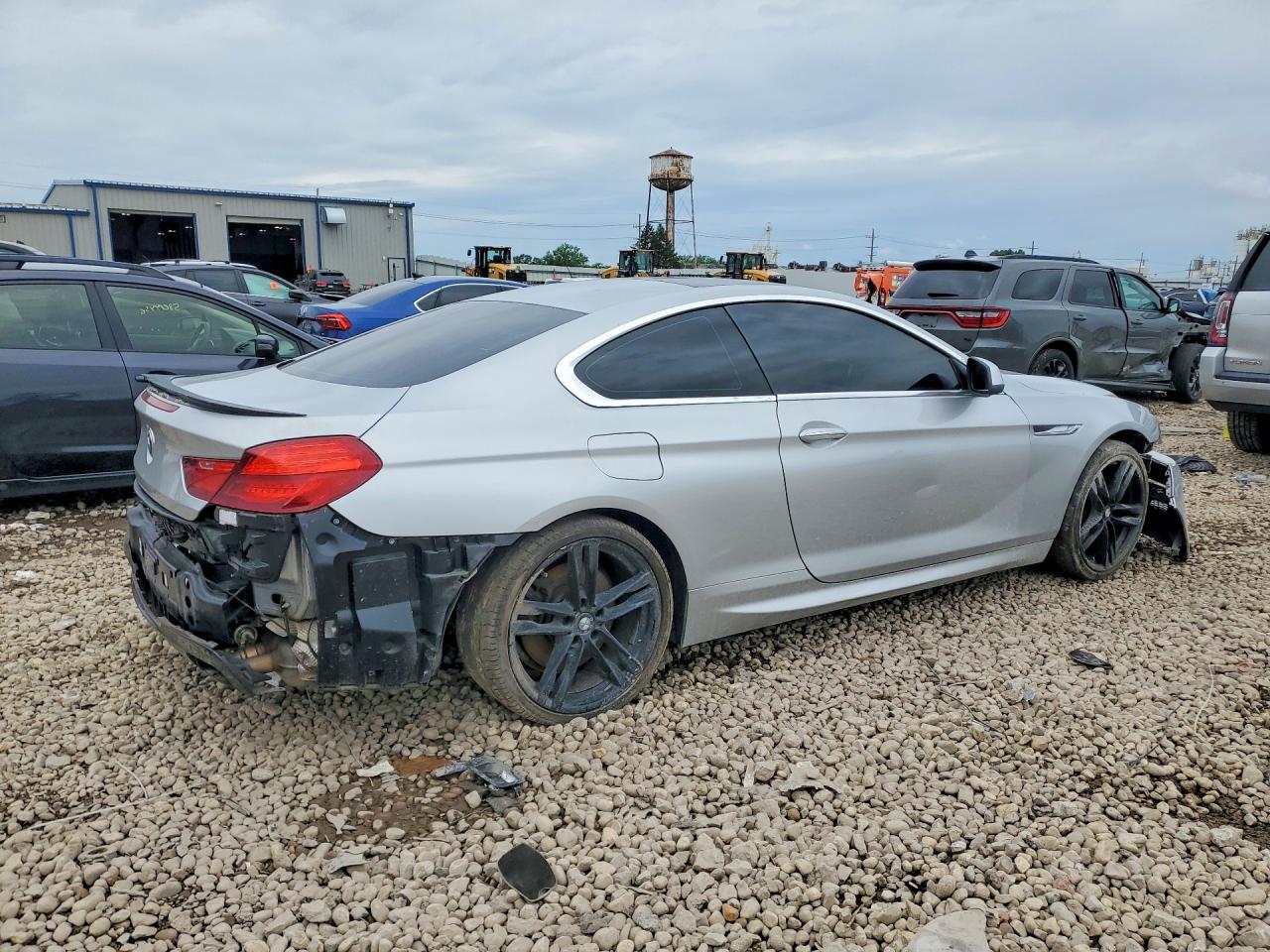 2012 Bmw 650 I Silver vin: WBALX3C53CDV77374