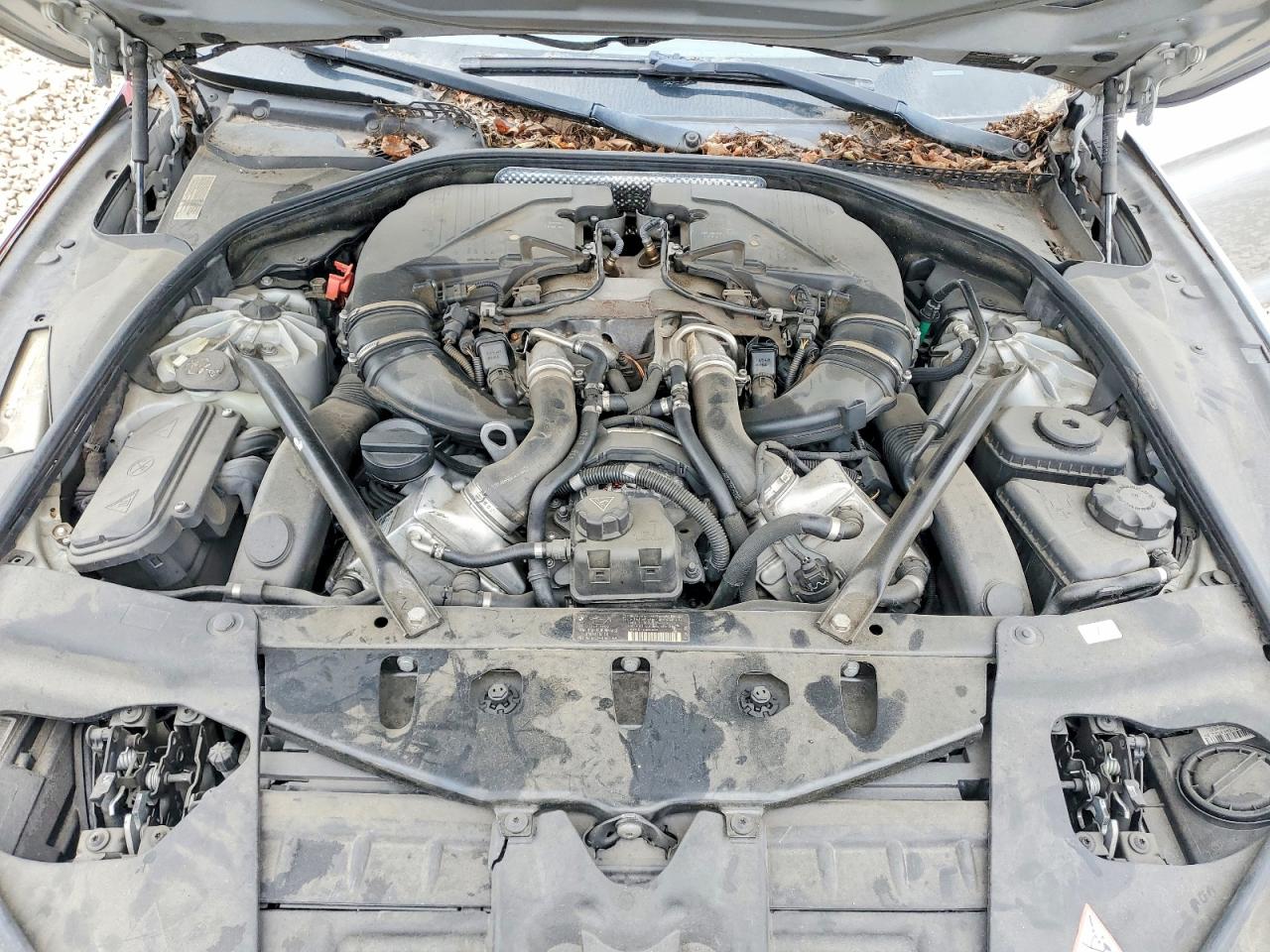 2012 Bmw 650 I Silver vin: WBALX3C53CDV77374