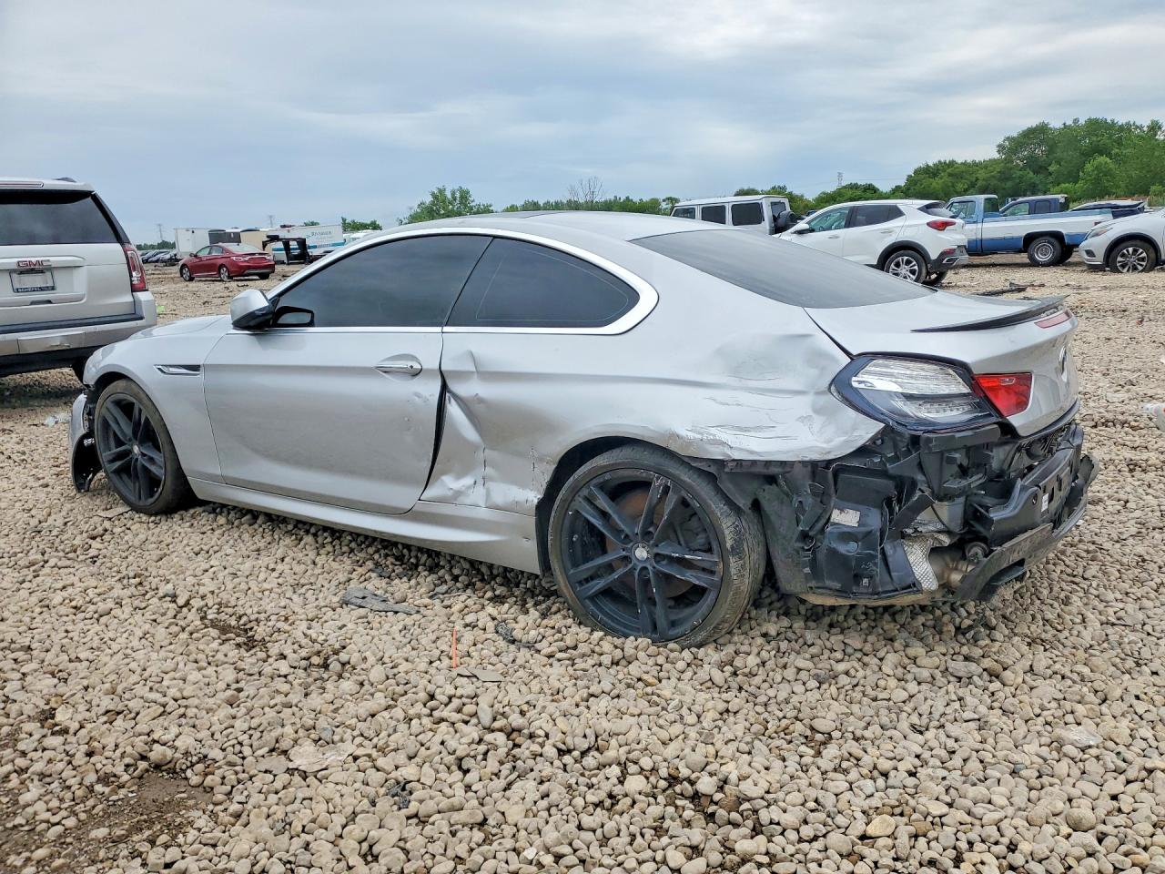 2012 Bmw 650 I Silver vin: WBALX3C53CDV77374