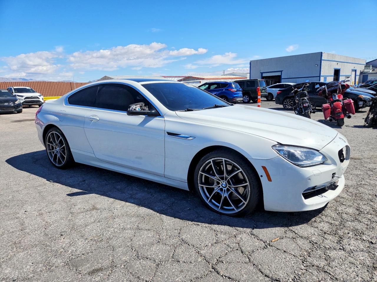 2012 Bmw 650 I Белый vin: WBALX3C53CDV77410