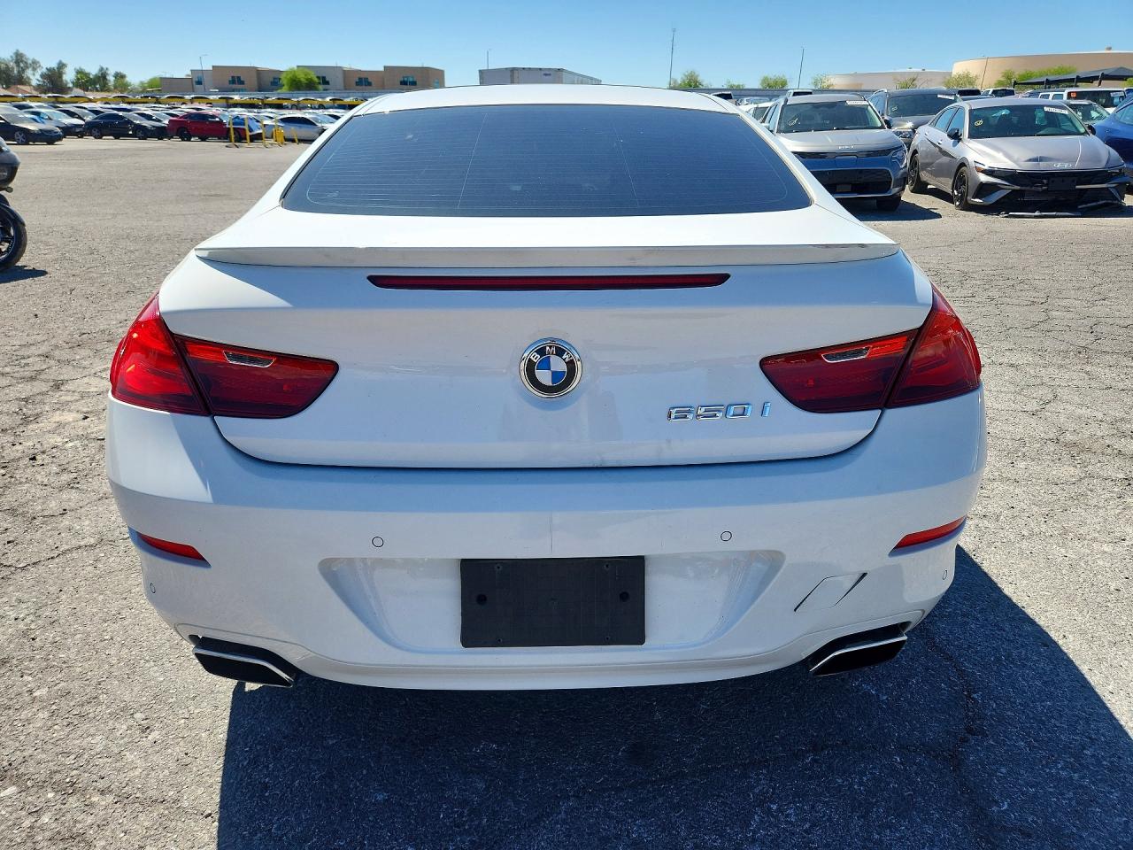 2012 Bmw 650 I Белый vin: WBALX3C53CDV77410